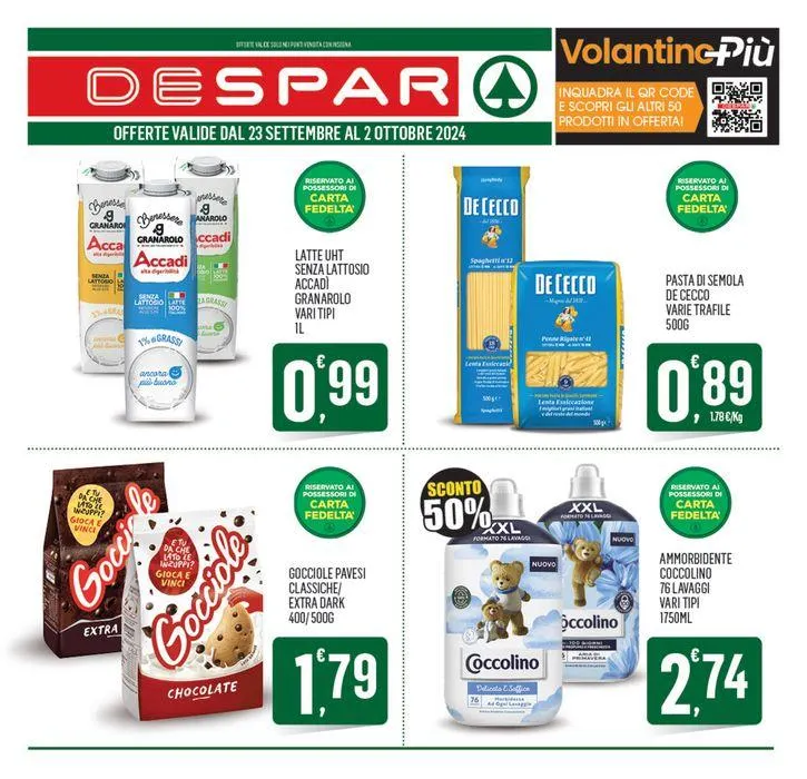 Offerte valide dal 23 settembre al 2 ottobre 2024 da 23 settembre a 2 ottobre di 2024 - Pagina del volantino 1