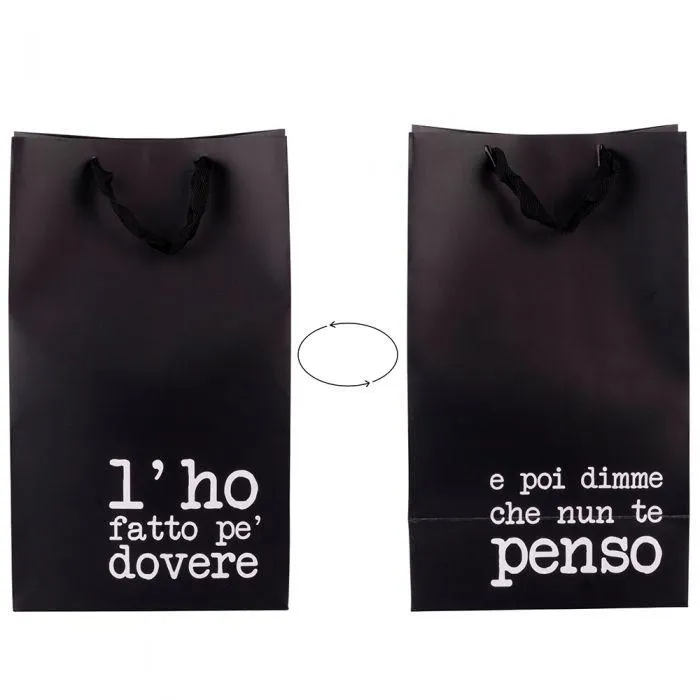 Busta regalo grande double face in carta 23x15x39 cm, S.P.Q.eRe