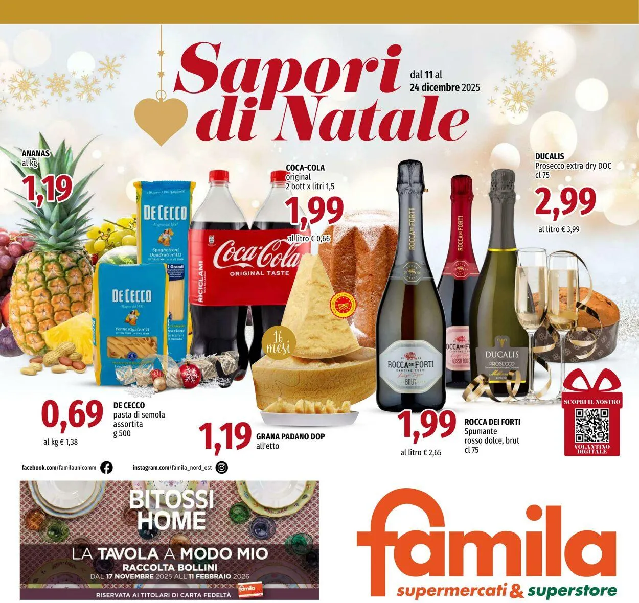 Famila Volantino attuale da 11 dicembre a 24 dicembre di 2025 - Pagina del volantino 1