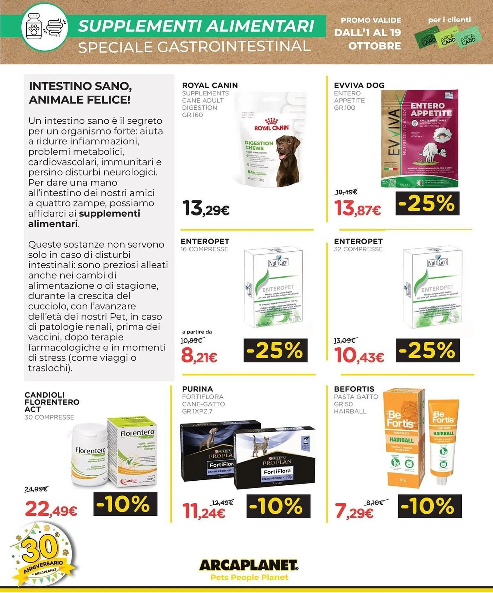 Volantino Arcaplanet da 1 ottobre a 19 ottobre di 2025 - Pagina del volantino 22