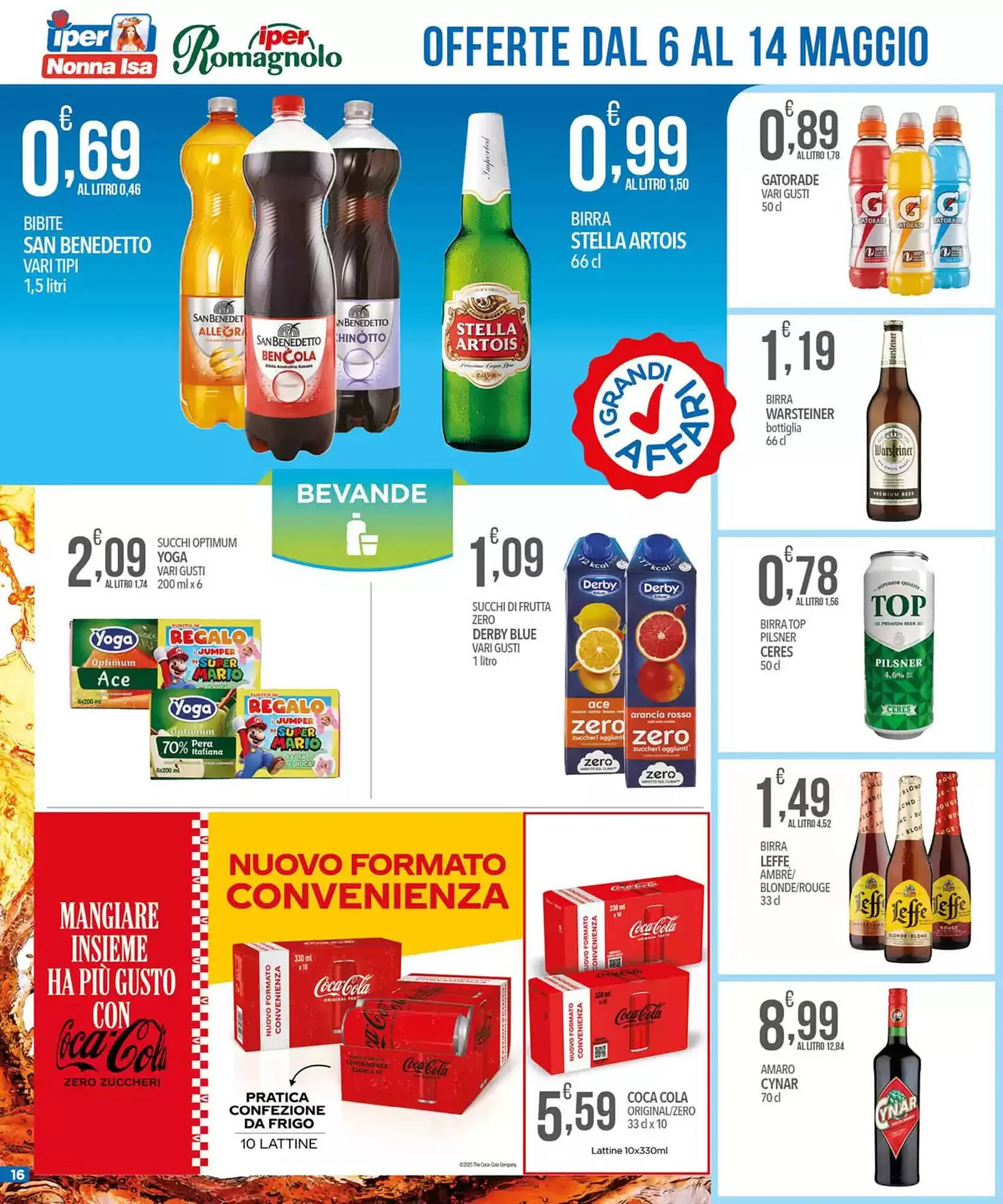 Volantino Iper Romagnolo da 6 maggio a 14 maggio di 2025 - Pagina del volantino 16