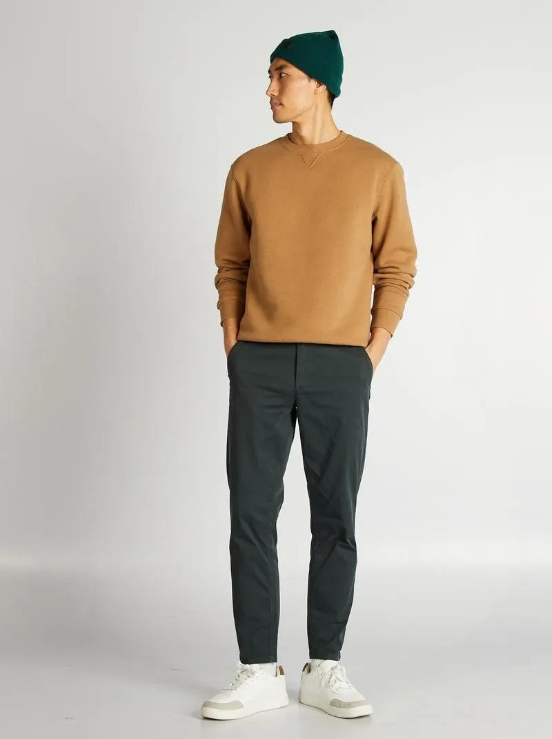 Pantaloni chino taglio slim L30 - KAKI