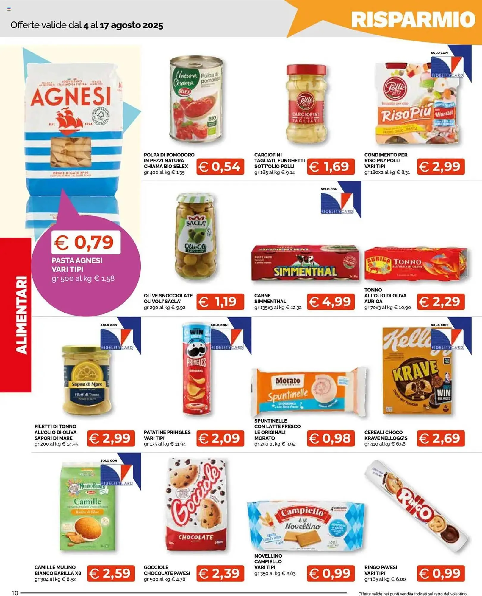 Volantino Mercatò Local da 4 agosto a 17 agosto di 2025 - Pagina del volantino 10