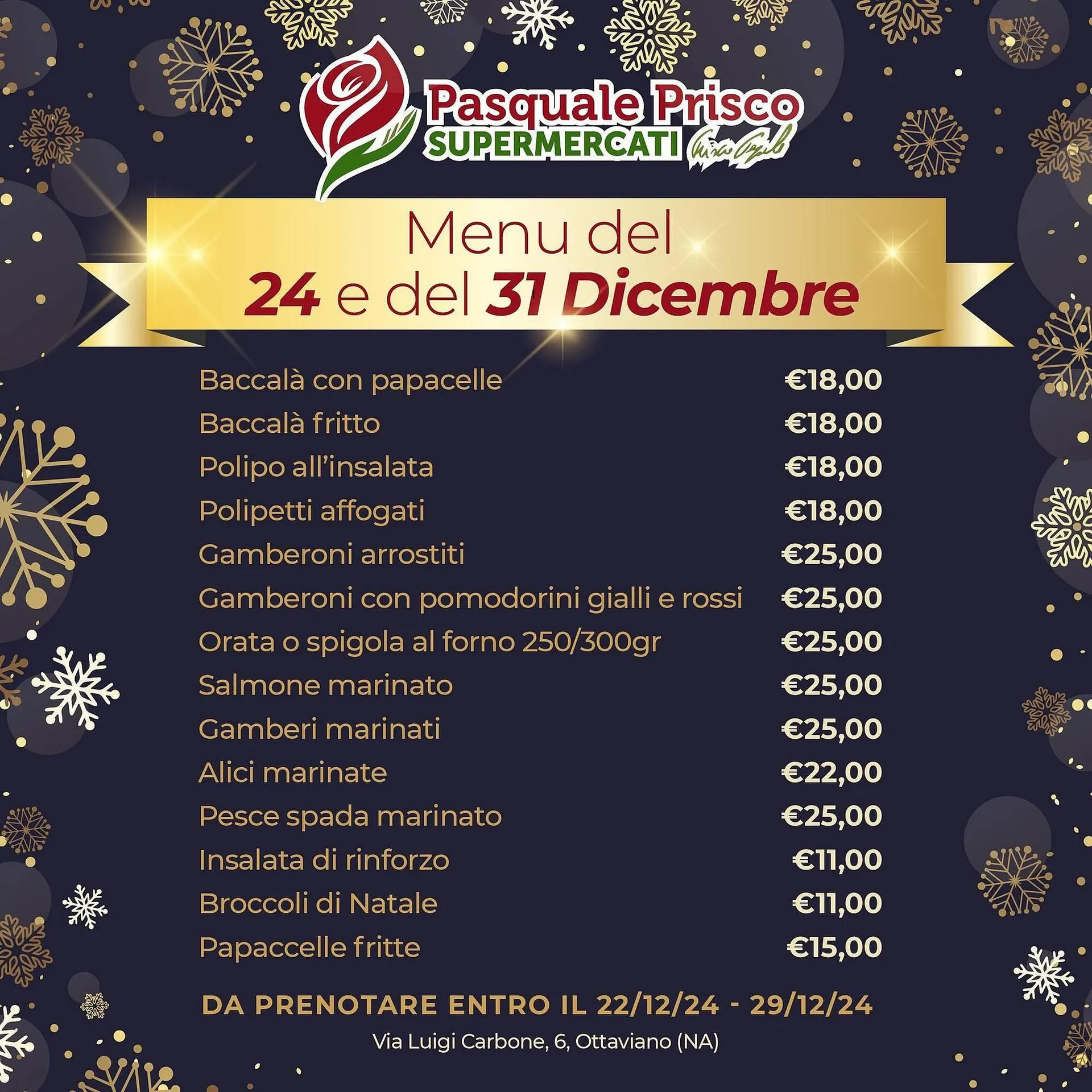 Volantino Supermercati Pasquale Prisco - 1