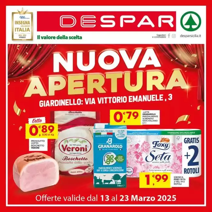 Nuova apertura da 13 marzo a 23 marzo di 2025 - Pagina del volantino 1