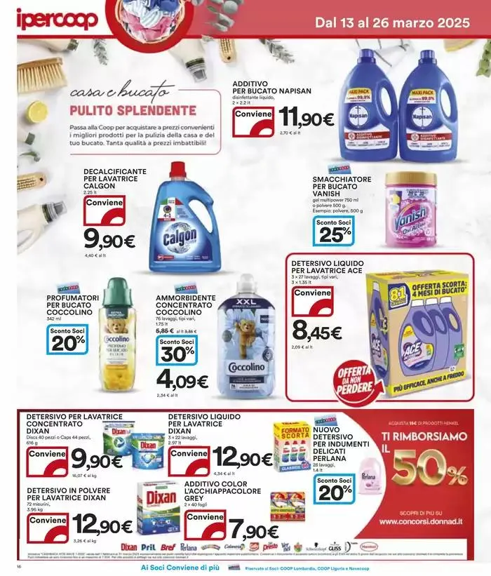 Sconti 30% - 40% - 50% da 13 marzo a 26 marzo di 2025 - Pagina del volantino 16