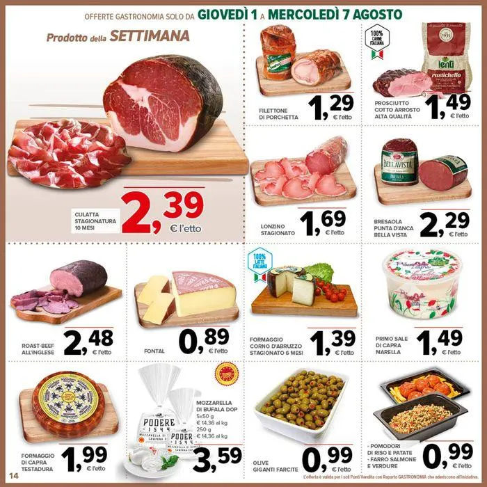 Sconti 30%40%50% da 1 agosto a 15 agosto di 2024 - Pagina del volantino 14