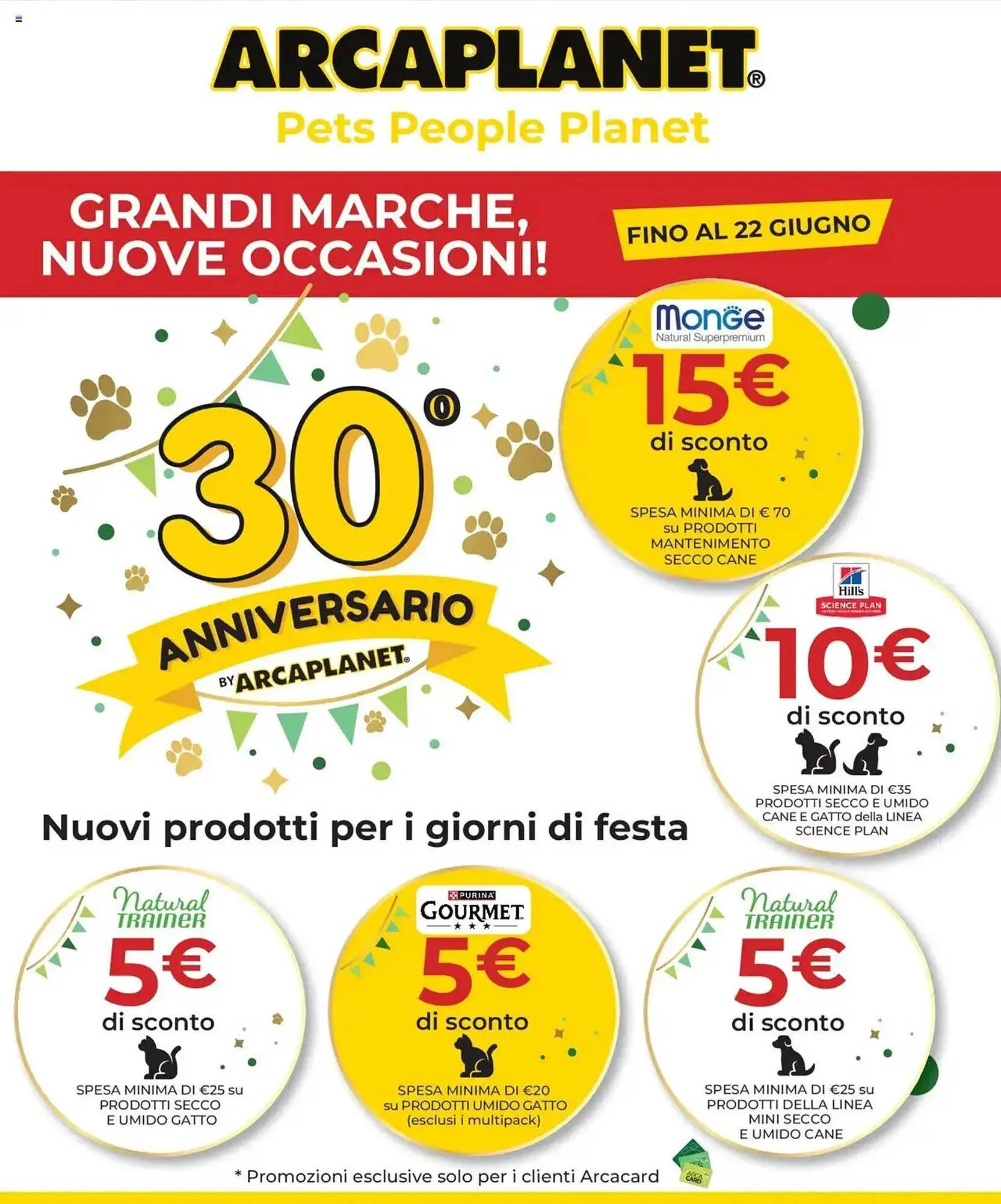 Volantino Arcaplanet - 1