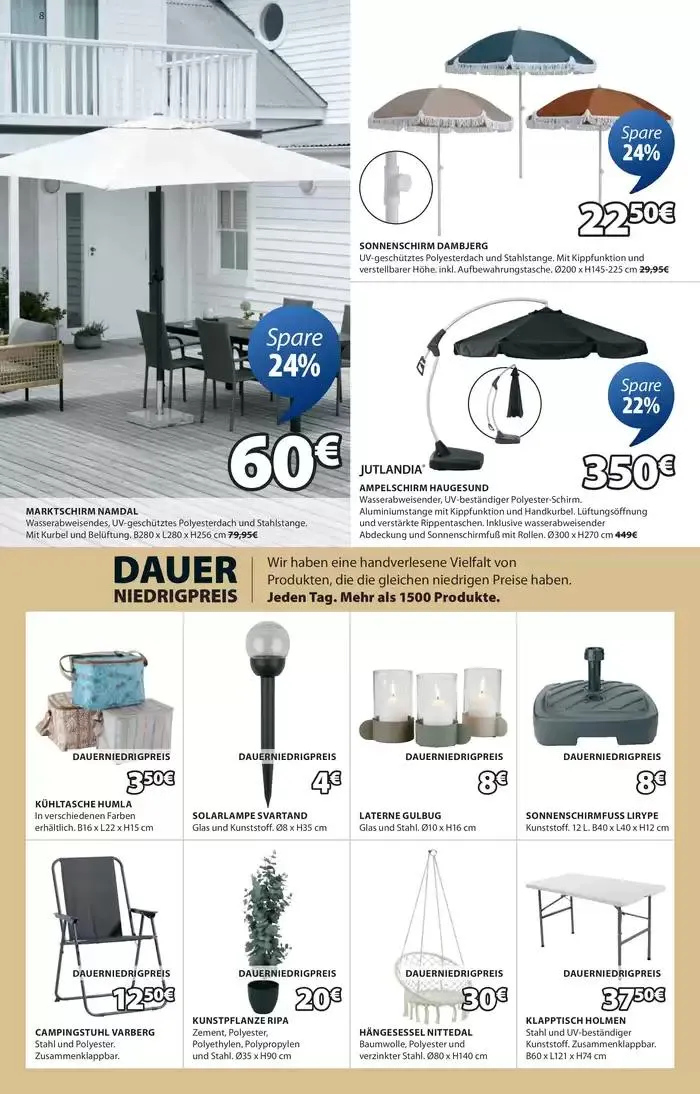 Ein großartiges Angebot für deinen Garten da 8 maggio a 4 giugno di 2025 - Pagina del volantino 8