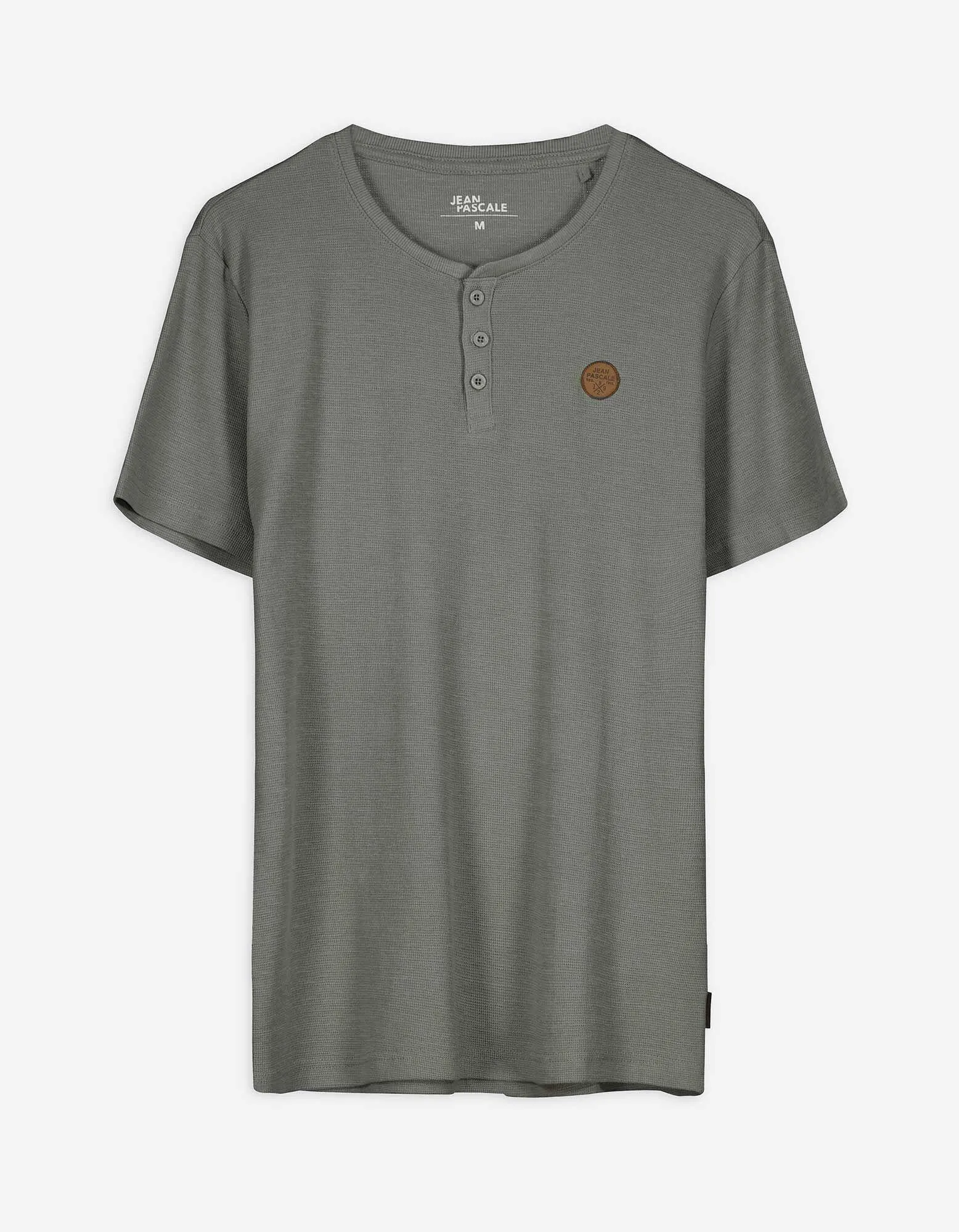 T-shirt - Abbottonatura - verde scuro