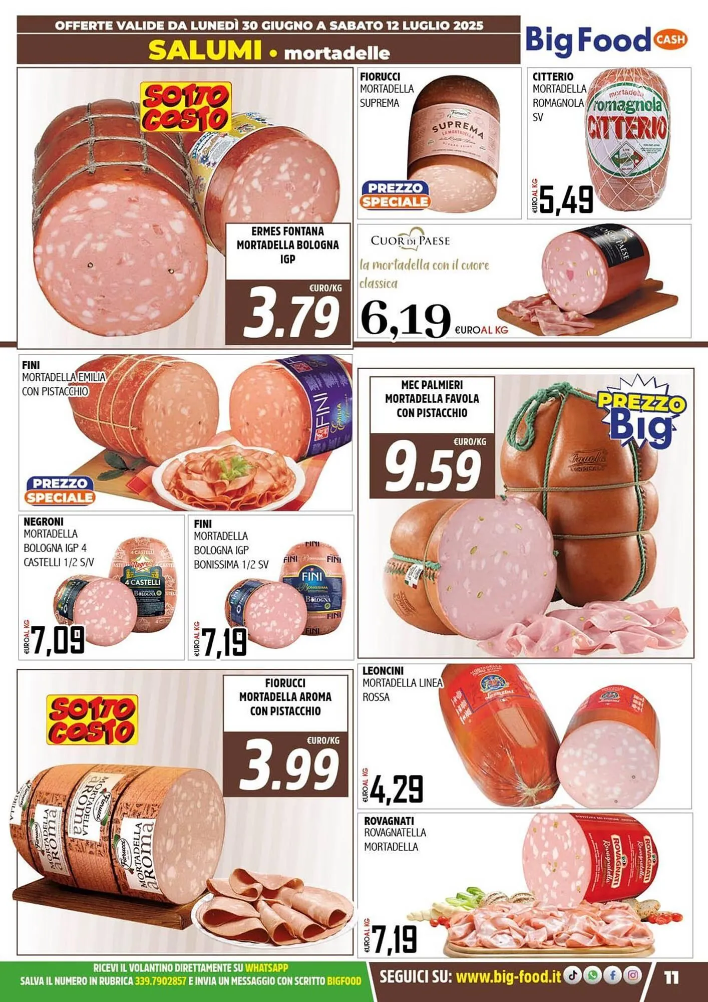 Volantino Big Food da 30 giugno a 12 luglio di 2025 - Pagina del volantino 11