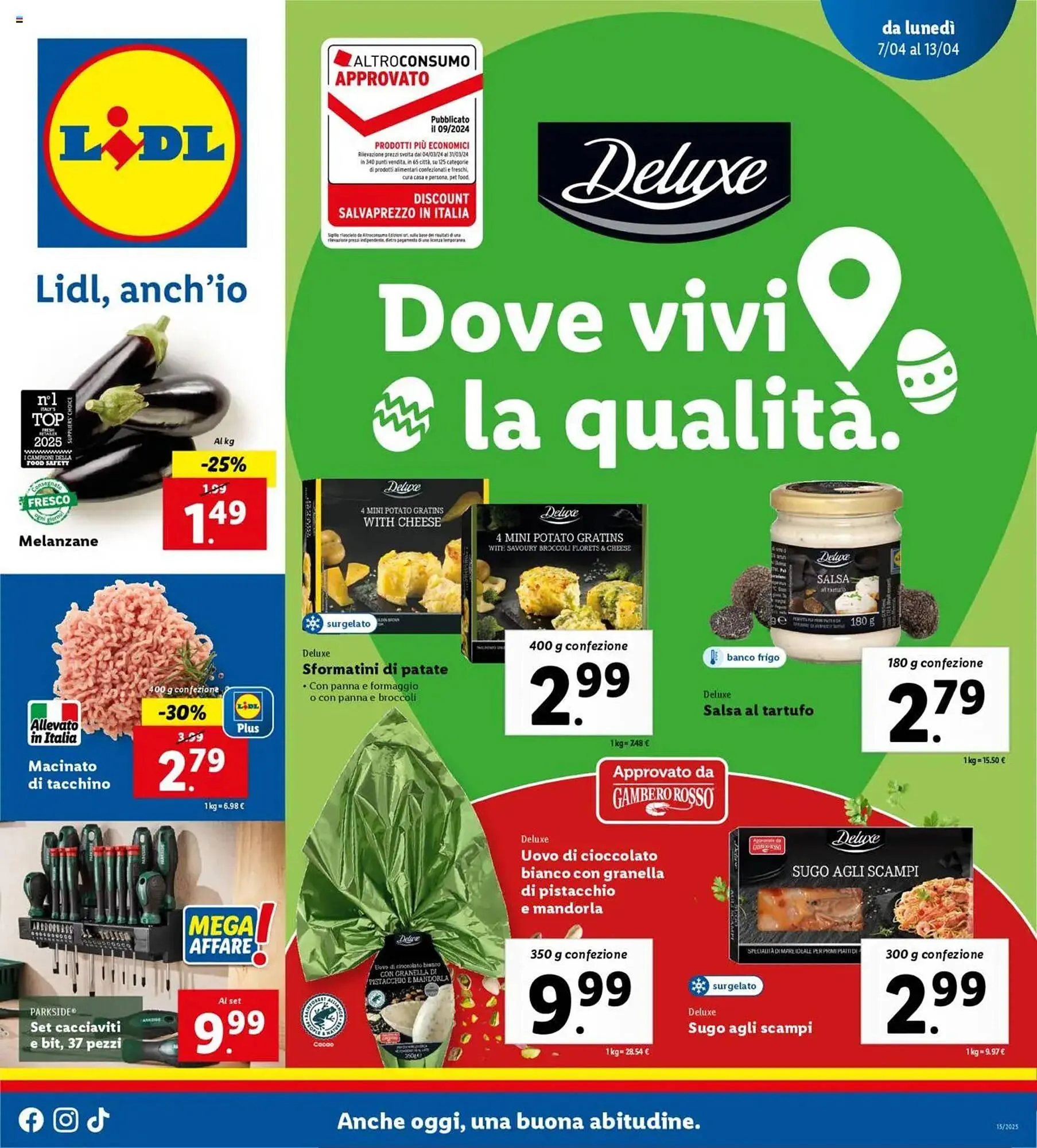 Volantino Lidl da 7 aprile a 13 aprile di 2025 - Pagina del volantino 1