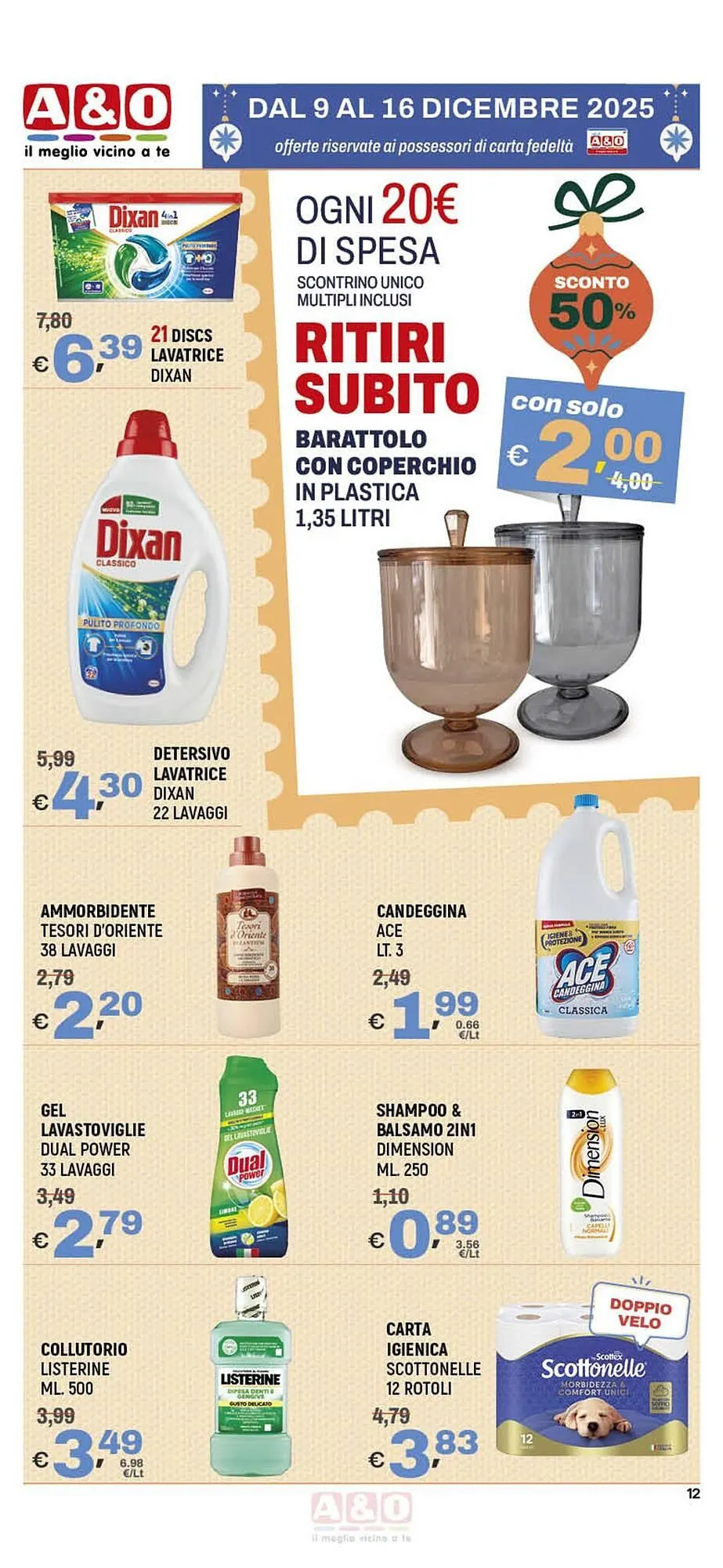 Volantino A&O da 9 dicembre a 16 dicembre di 2025 - Pagina del volantino 12