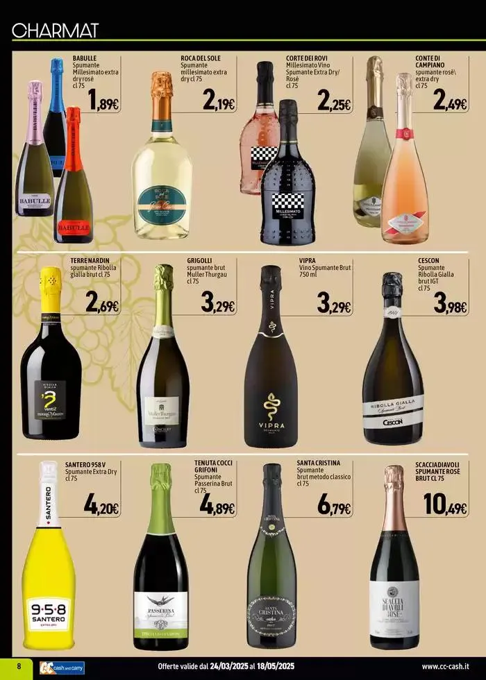 CARTA VINI da 7 aprile a 18 maggio di 2025 - Pagina del volantino 8