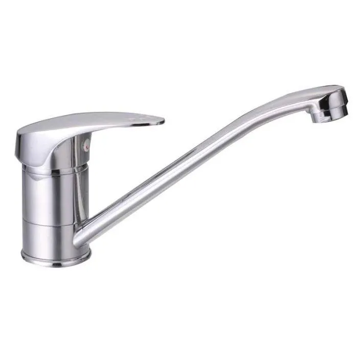 Serie punto, miscelatore per lavello, bocca girevole, cartuccia mm 40, finitura cromata