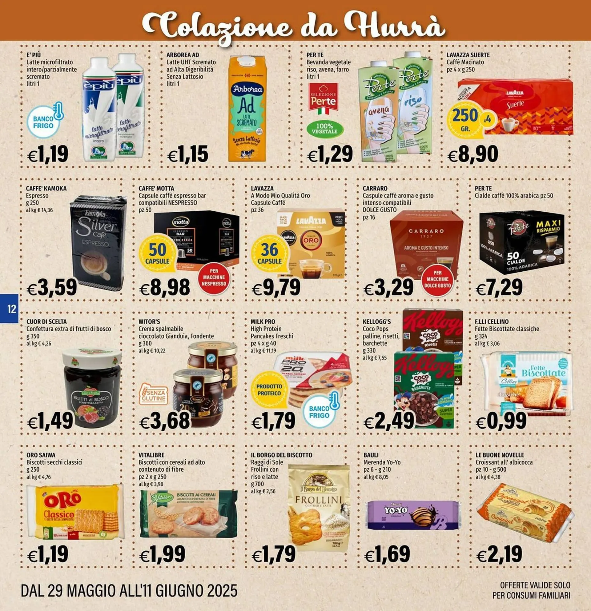 Volantino Hurrà da 29 maggio a 11 giugno di 2025 - Pagina del volantino 12