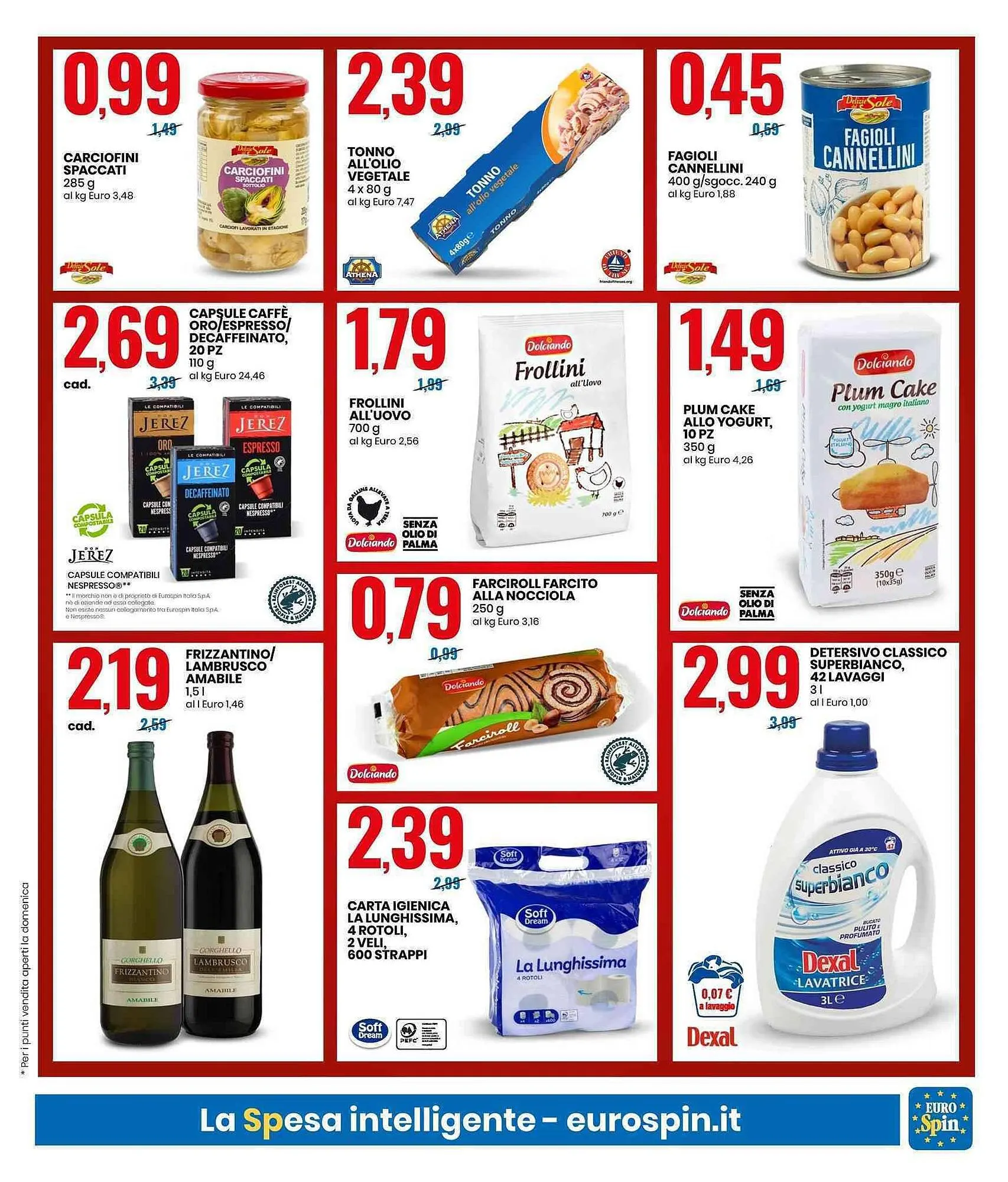 Volantino Eurospin da 18 gennaio a 28 gennaio di 2024 - Pagina del volantino 3