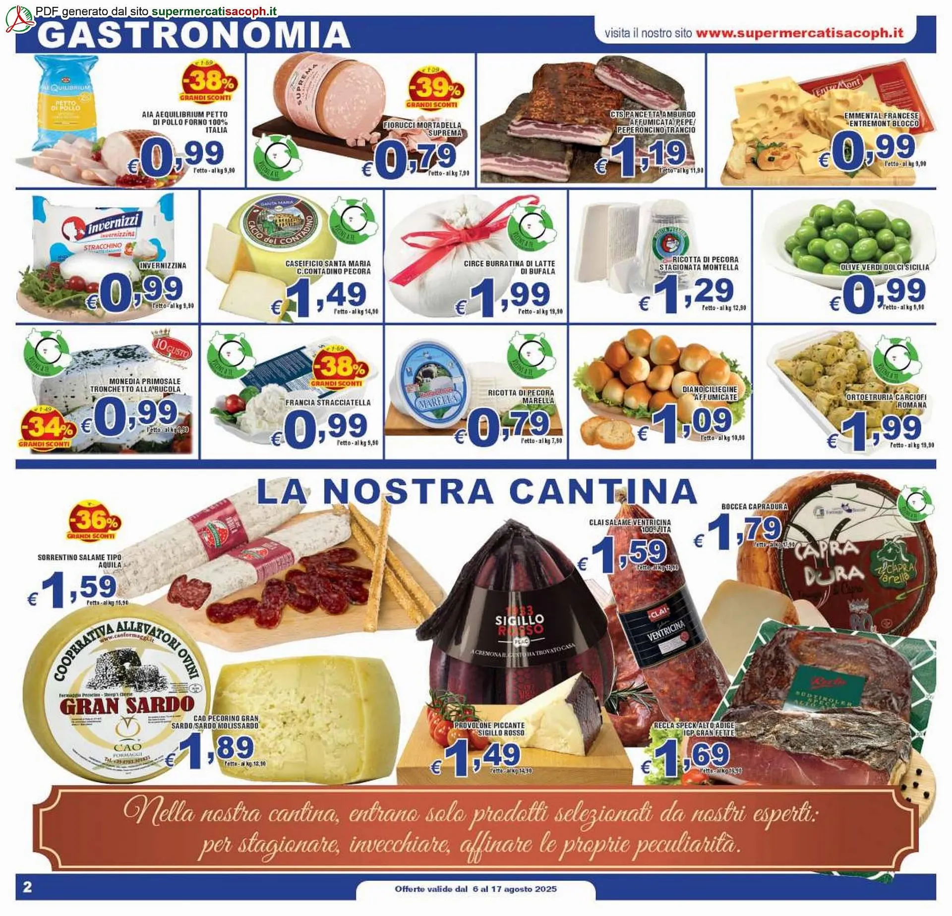 Volantino Sacoph da 6 agosto a 17 agosto di 2025 - Pagina del volantino 2