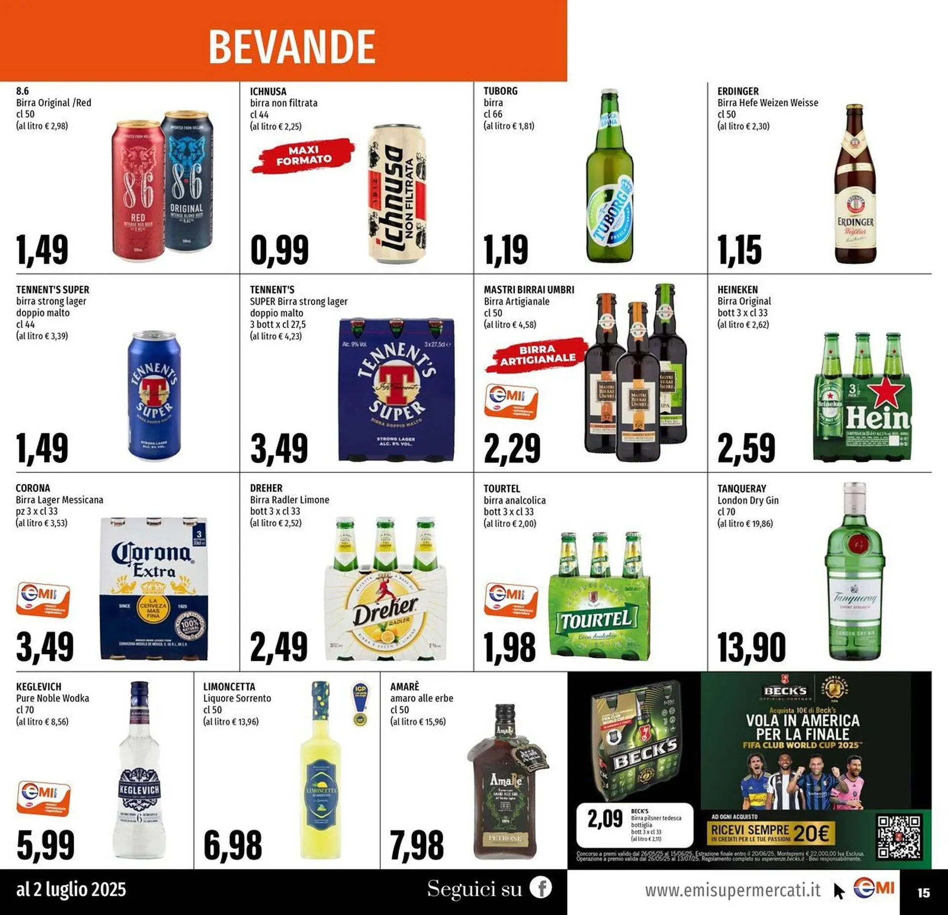 Volantino Emi Supermercati da 19 giugno a 2 luglio di 2025 - Pagina del volantino 15