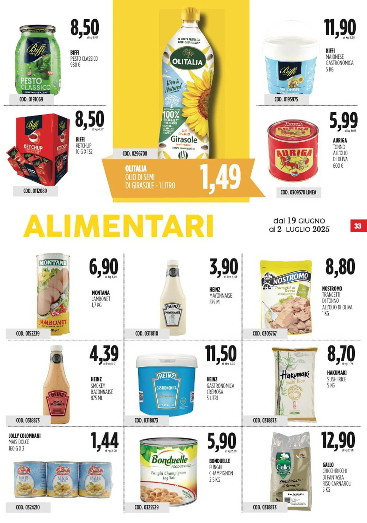 Volantino Carico Cash & Carry da 19 giugno a 2 luglio di 2025 - Pagina del volantino 33