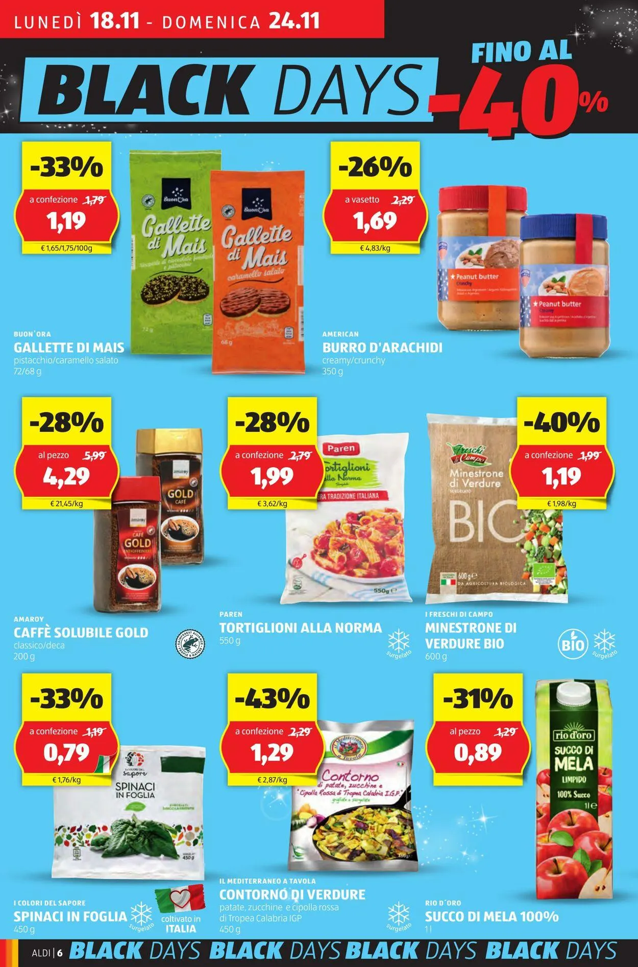 Aldi Volantino attuale da 18 novembre a 24 novembre di 2024 - Pagina del volantino 6