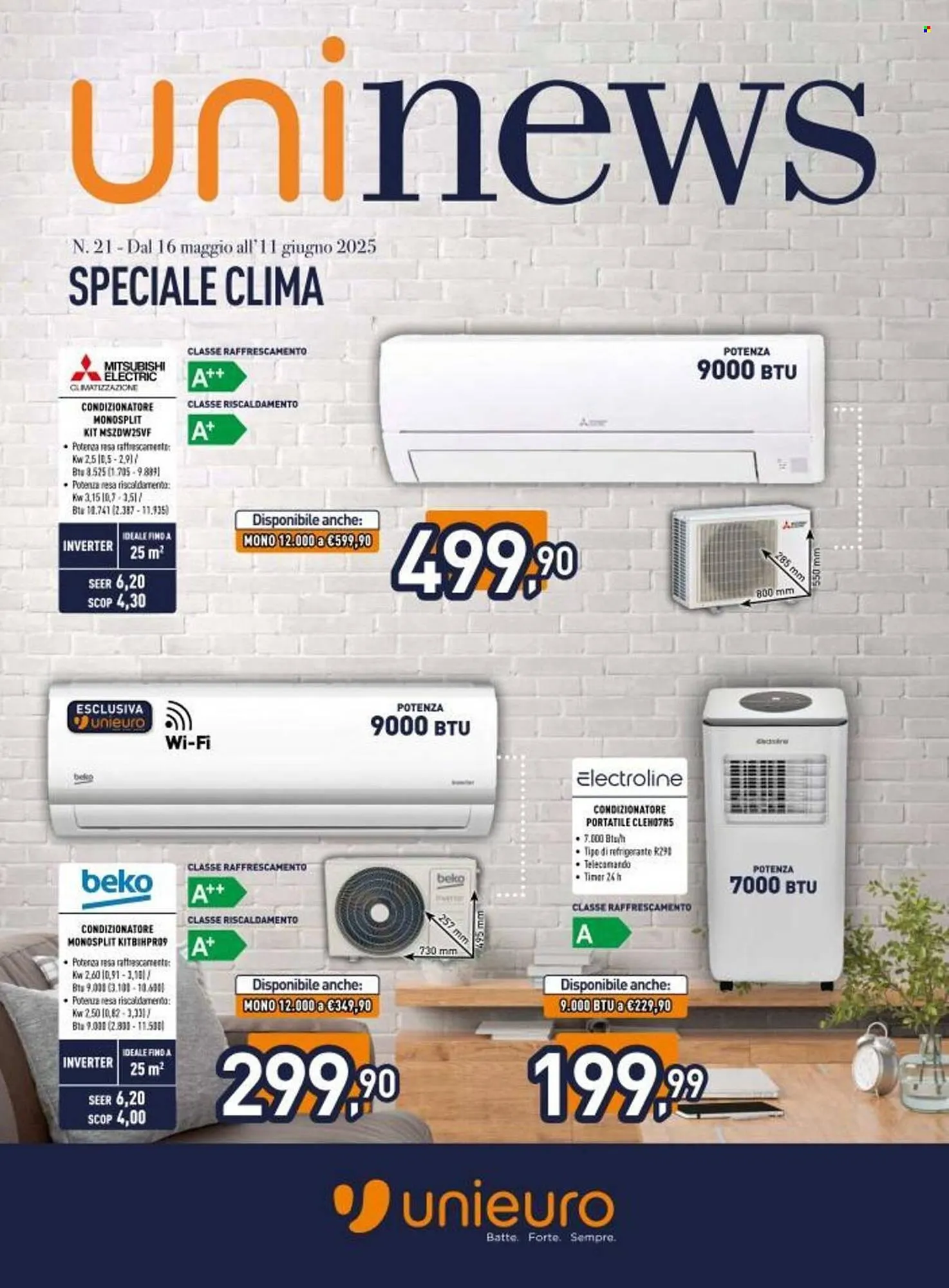 Volantino Unieuro da 16 maggio a 11 giugno di 2025 - Pagina del volantino 1