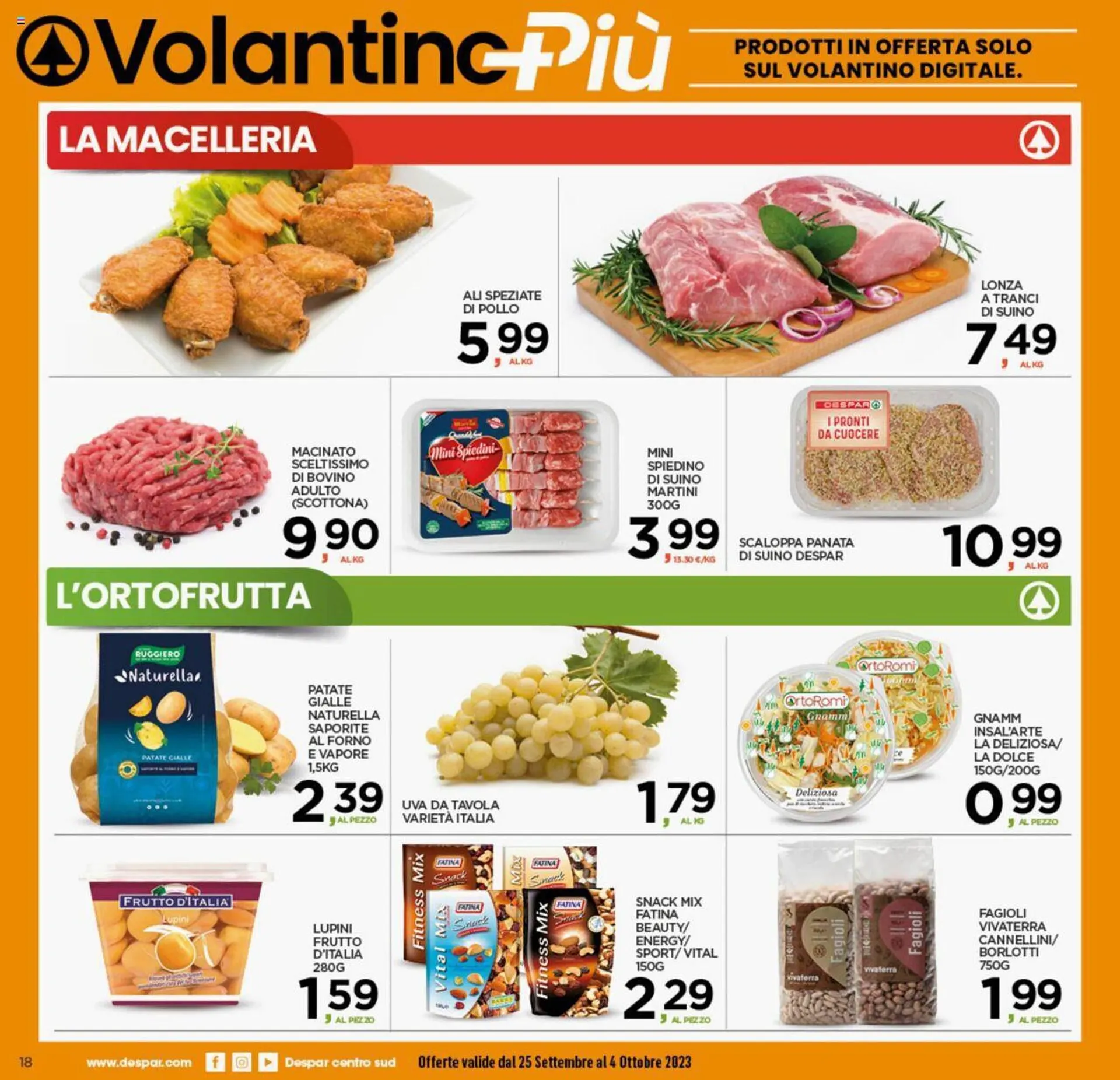 Volantino Interspar da 25 settembre a 4 ottobre di 2023 - Pagina del volantino 18