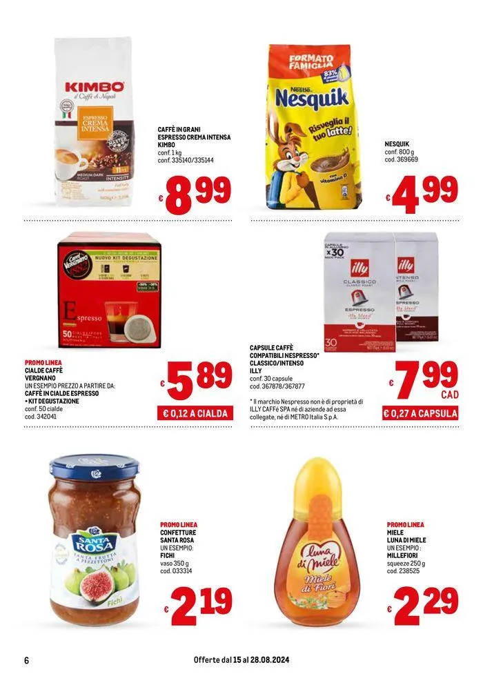 Offerte per te da 15 agosto a 28 agosto di 2024 - Pagina del volantino 6