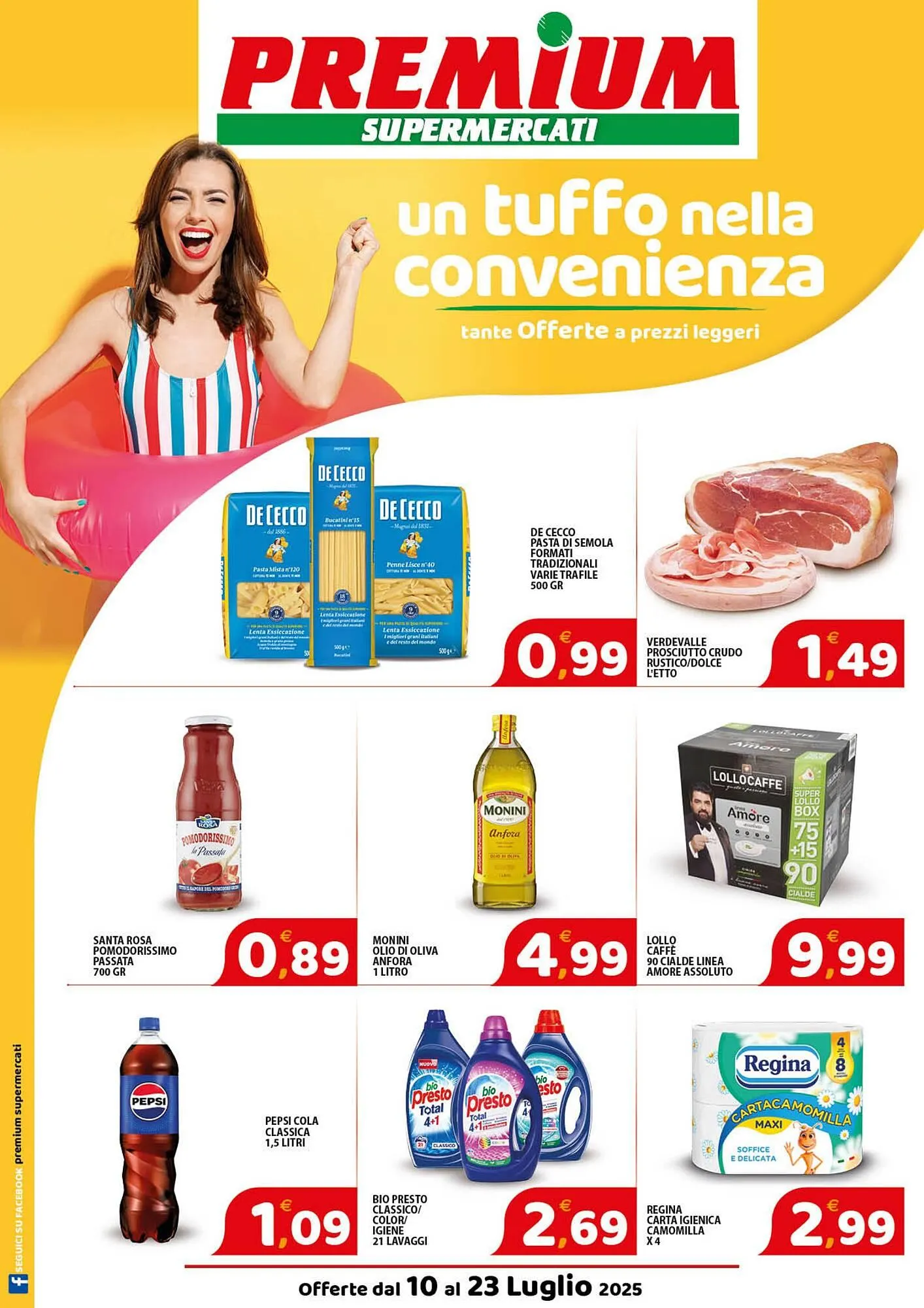Volantino Premium Supermercati da 10 luglio a 23 luglio di 2025 - Pagina del volantino 1