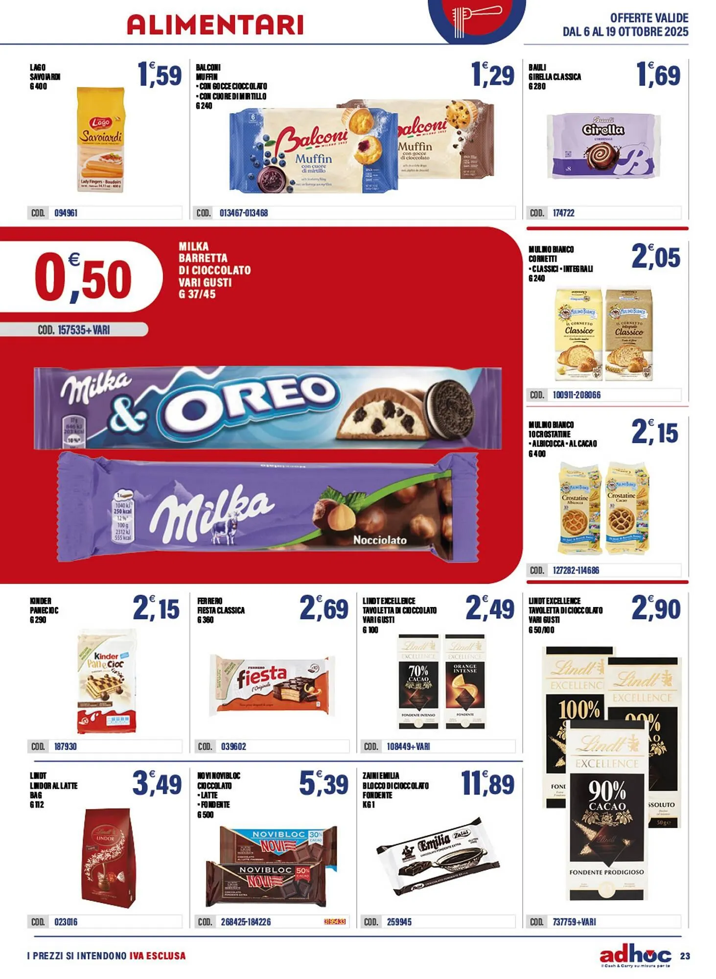 Volantino Adhoc da 6 ottobre a 19 ottobre di 2025 - Pagina del volantino 23