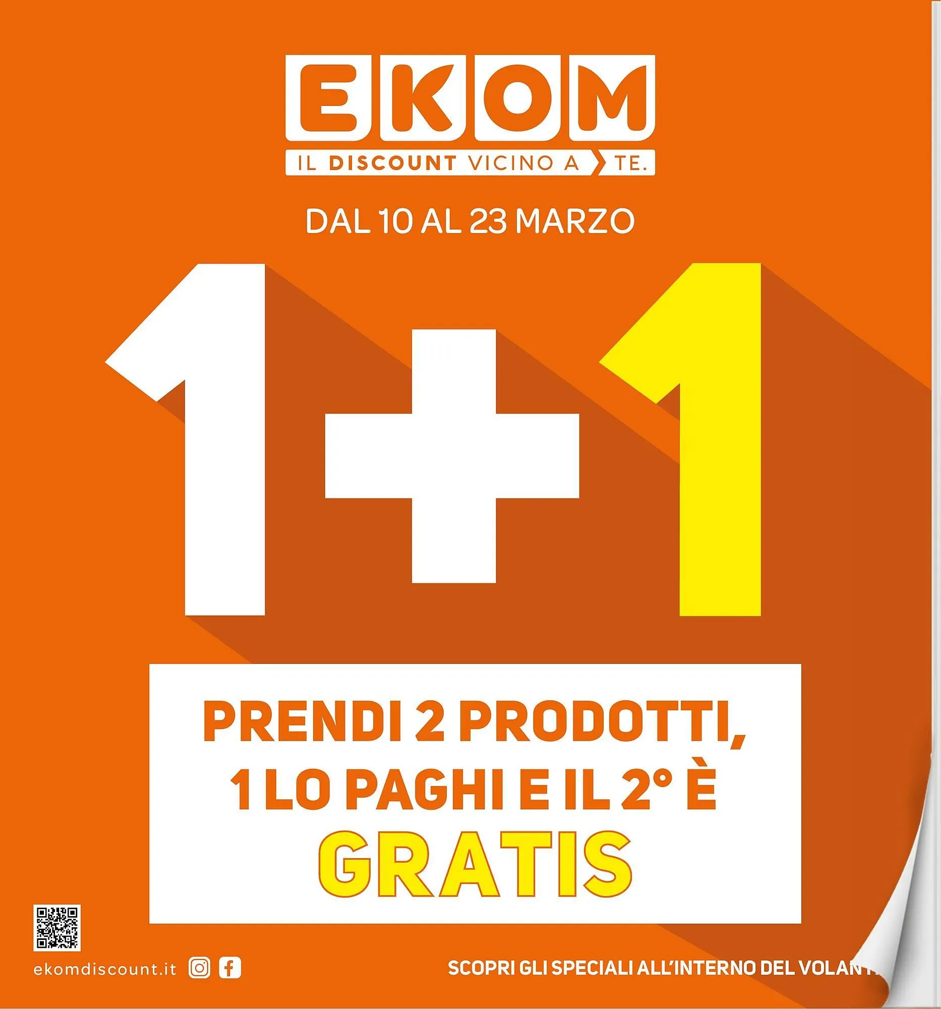 Volantino Ekom da 10 marzo a 23 marzo di 2026 - Pagina del volantino 1