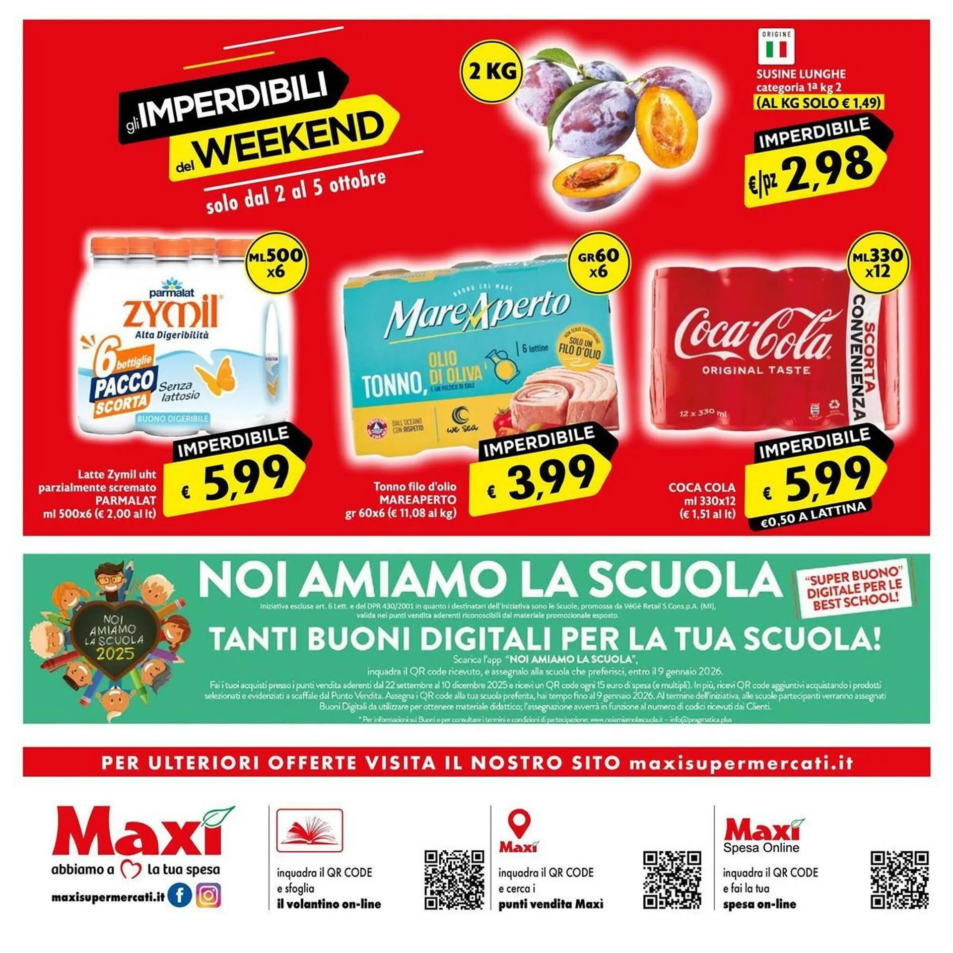 Volantino Maxi Supermercati da 25 settembre a 8 ottobre di 2025 - Pagina del volantino 12