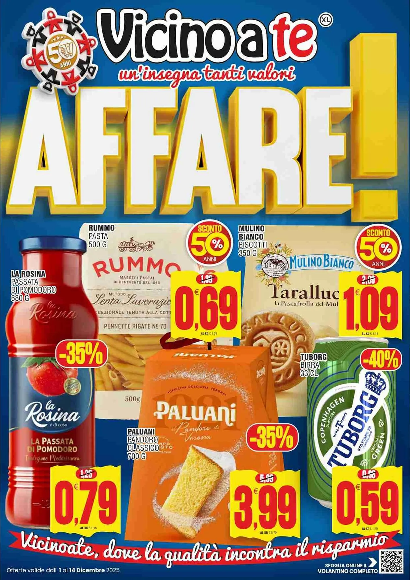 Volantino Vicino a te supermercati da 1 dicembre a 14 dicembre di 2025 - Pagina del volantino 1