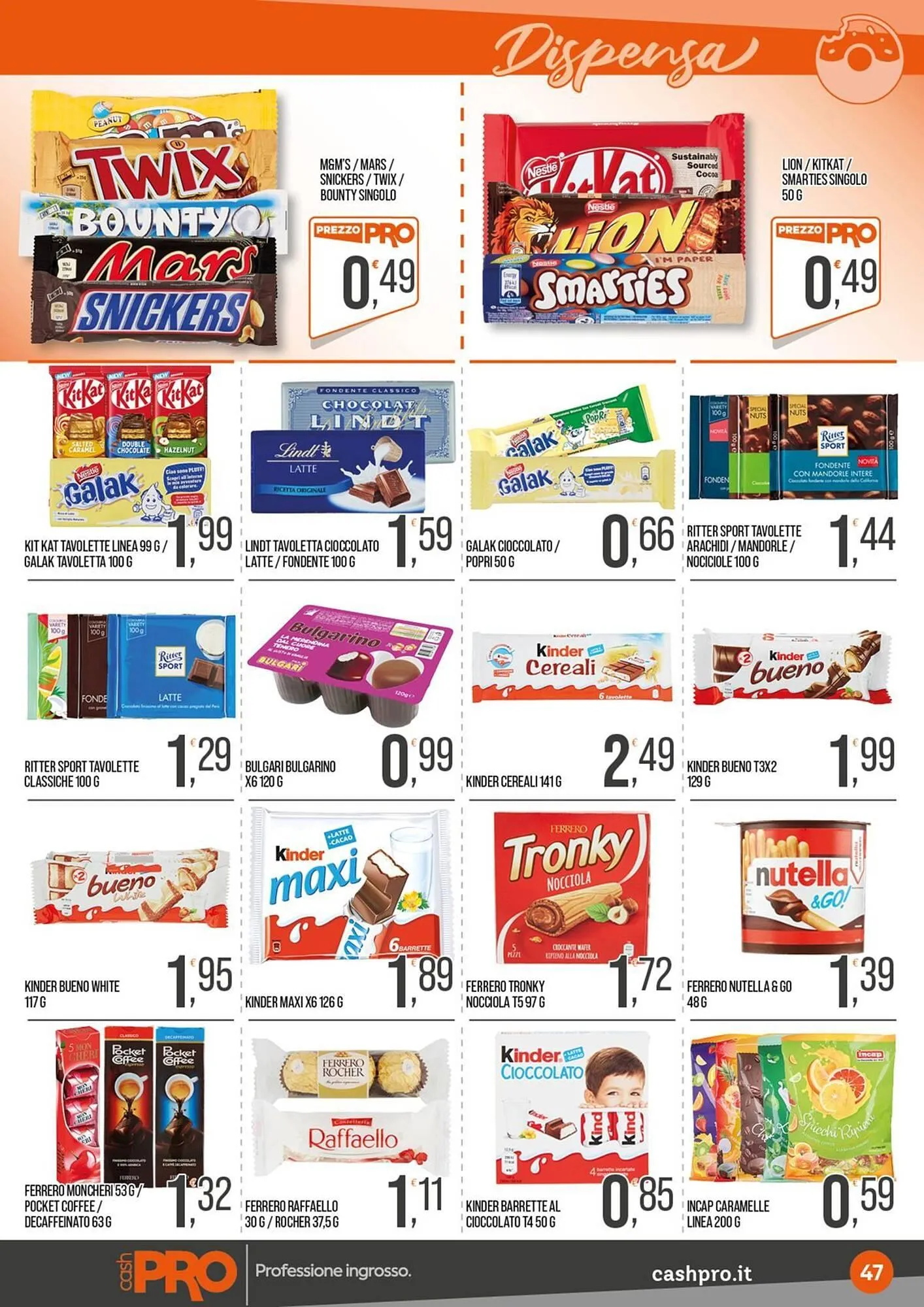 Volantino Cash pro da 1 dicembre a 14 dicembre di 2025 - Pagina del volantino 47