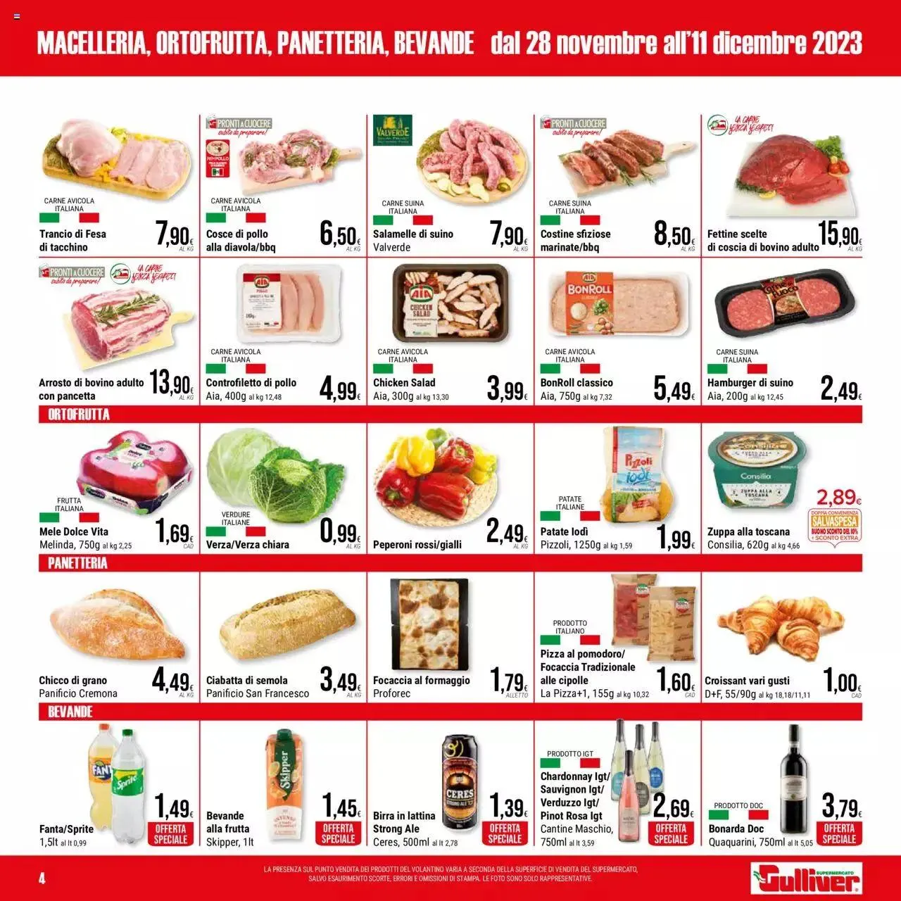 Volantino Gulliver da 28 novembre a 11 dicembre di 2023 - Pagina del volantino 4