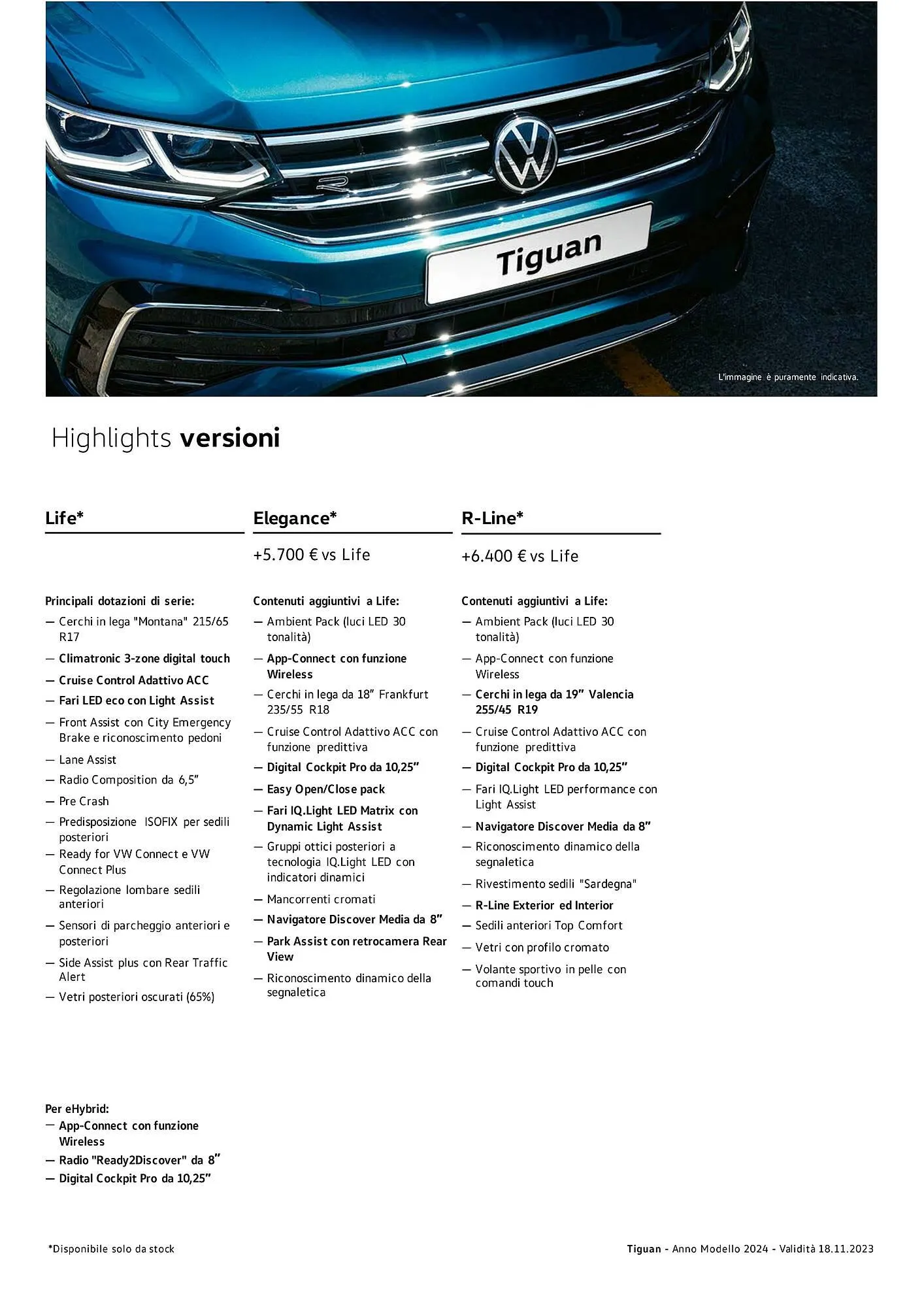 Volantino Volkswagen Tiguan e Tiguan eHybrid da 3 gennaio a 4 gennaio di 2025 - Pagina del volantino 3