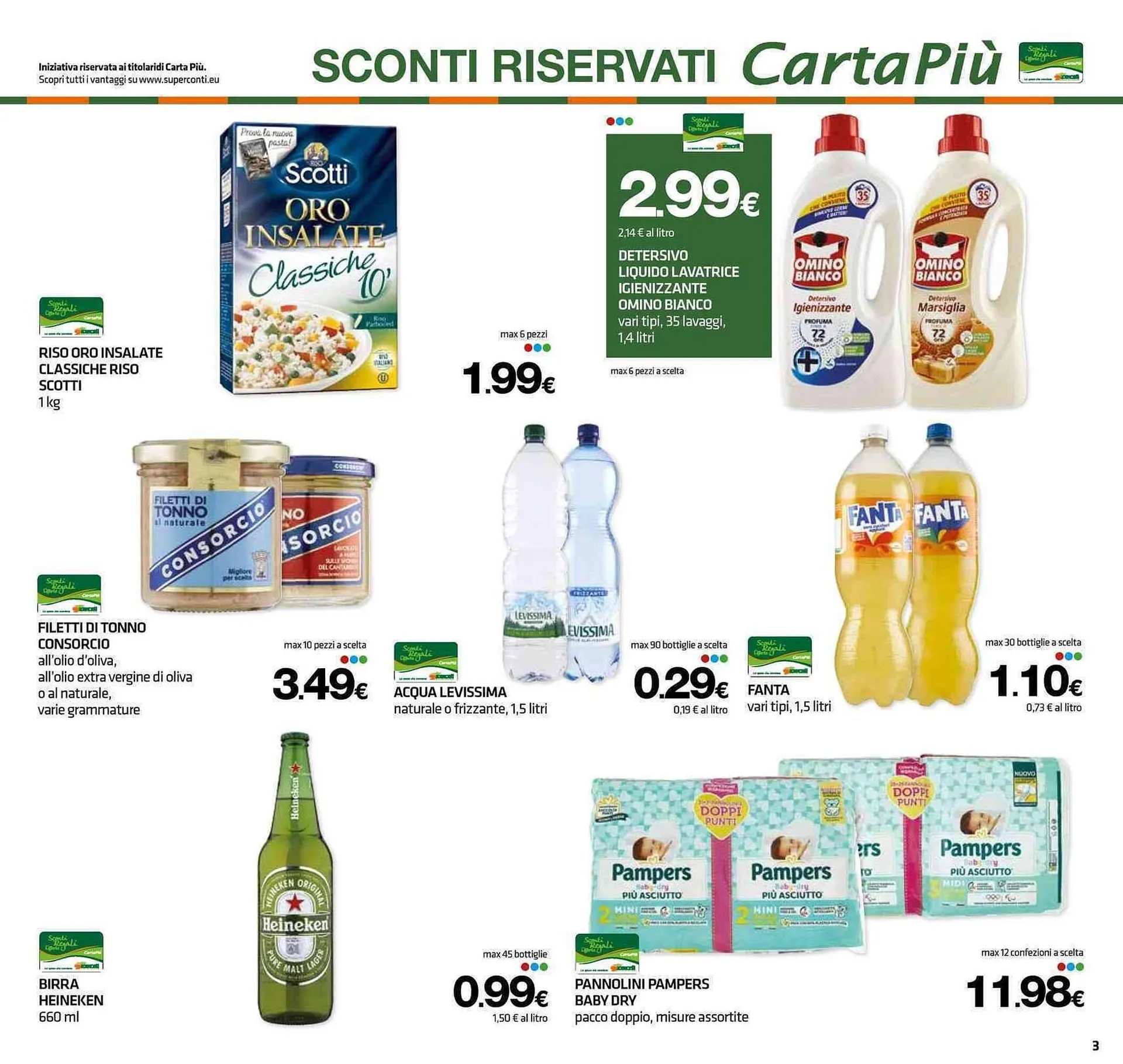 Volantino Superconti da 3 luglio a 16 luglio di 2025 - Pagina del volantino 3