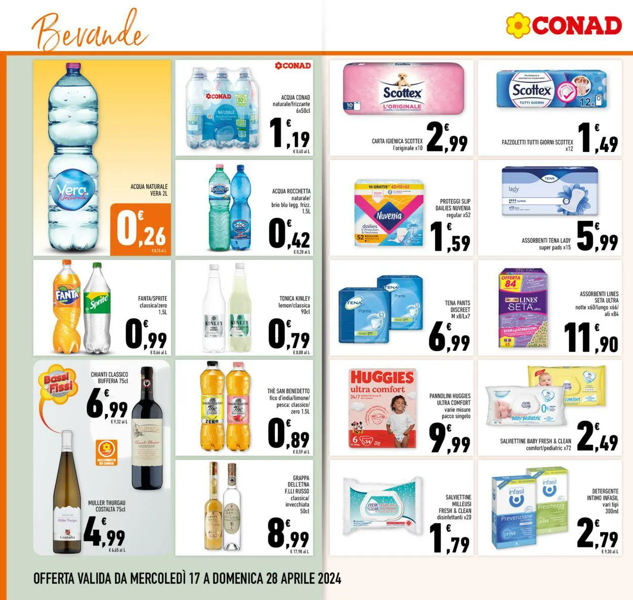 Conad - Palermo Volantino attuale da 17 aprile a 28 aprile di 2024 - Pagina del volantino 18