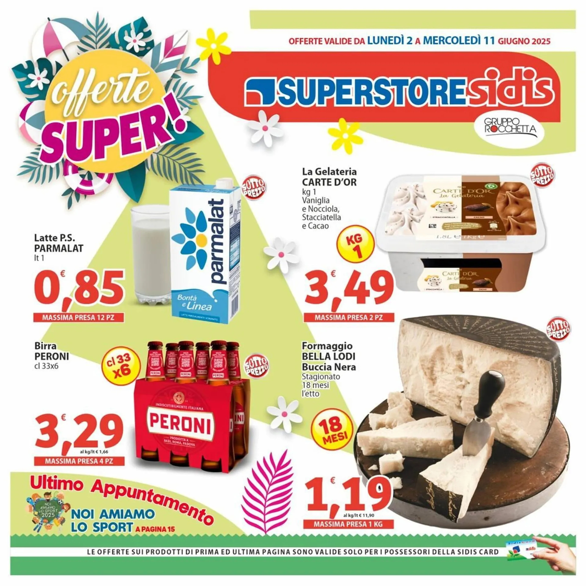 Volantino Sidis da 2 giugno a 11 giugno di 2025 - Pagina del volantino 1