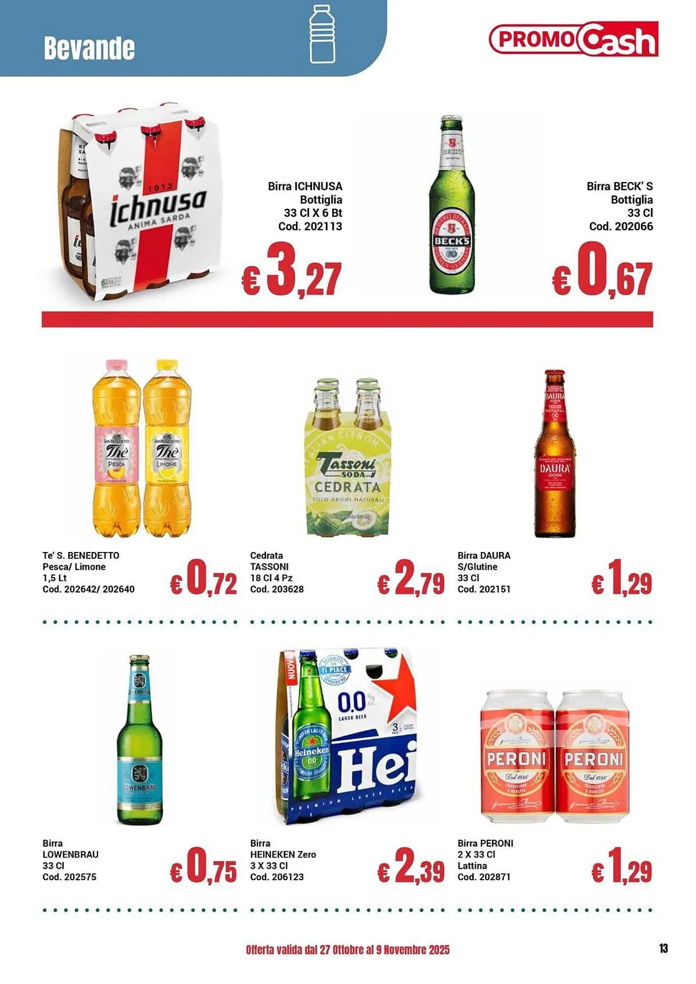 Volantino Centro Cash da 27 ottobre a 9 novembre di 2025 - Pagina del volantino 13