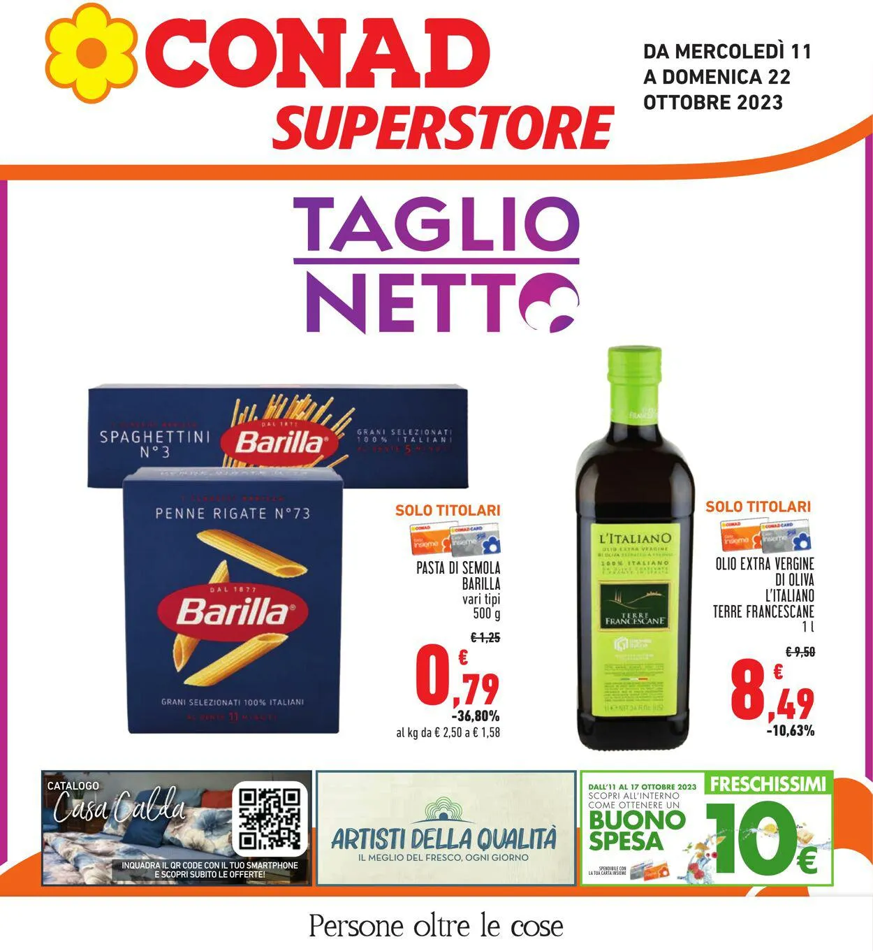 Conad - Superstore - Roma Volantino attuale da 11 ottobre a 22 ottobre di 2023 - Pagina del volantino 1