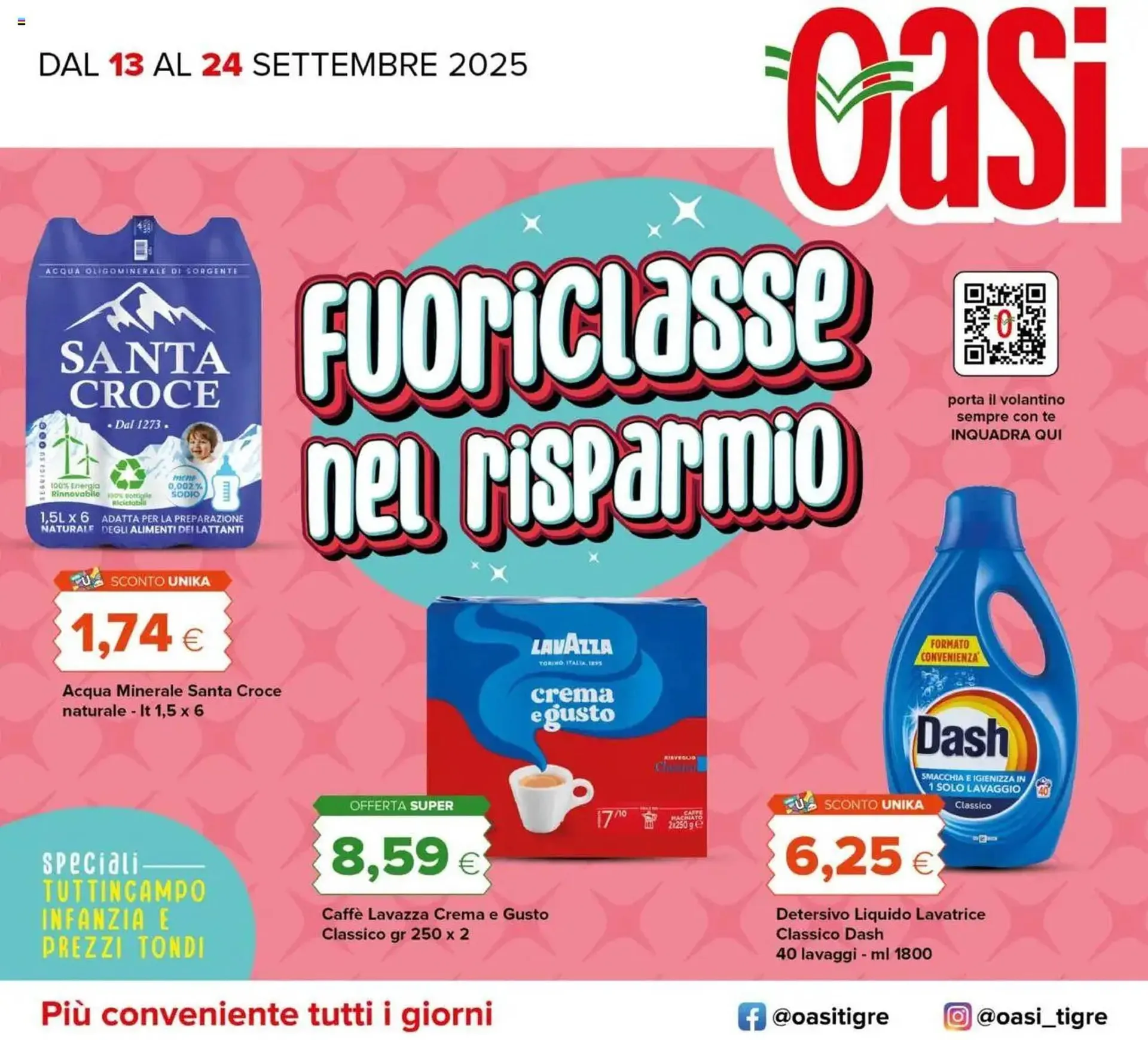 Volantino Oasi da 13 settembre a 24 settembre di 2025 - Pagina del volantino 1