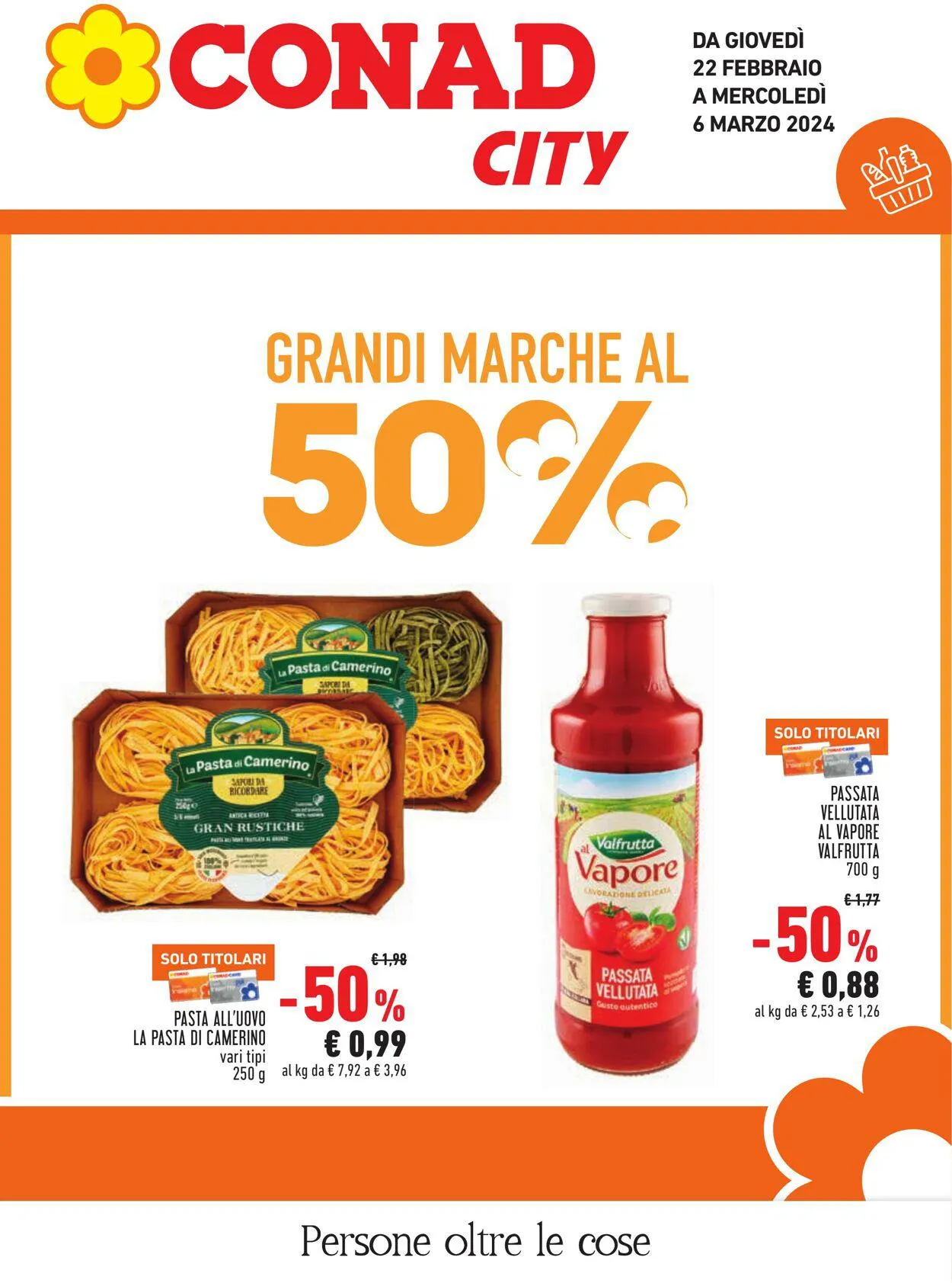 Conad - City - Torino Volantino attuale da 22 febbraio a 6 marzo di 2024 - Pagina del volantino 1