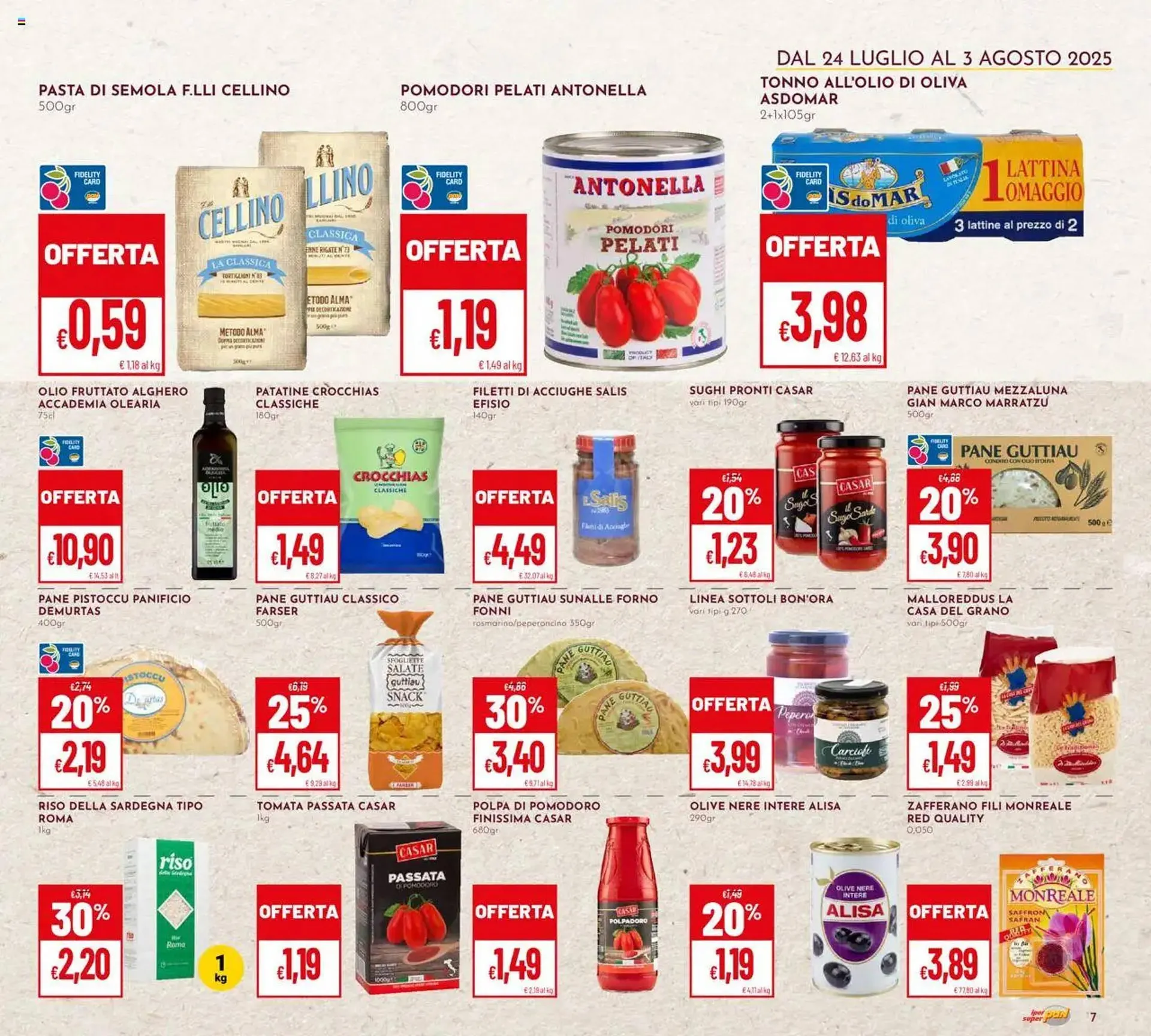 Volantino Pan da 24 luglio a 3 agosto di 2025 - Pagina del volantino 7