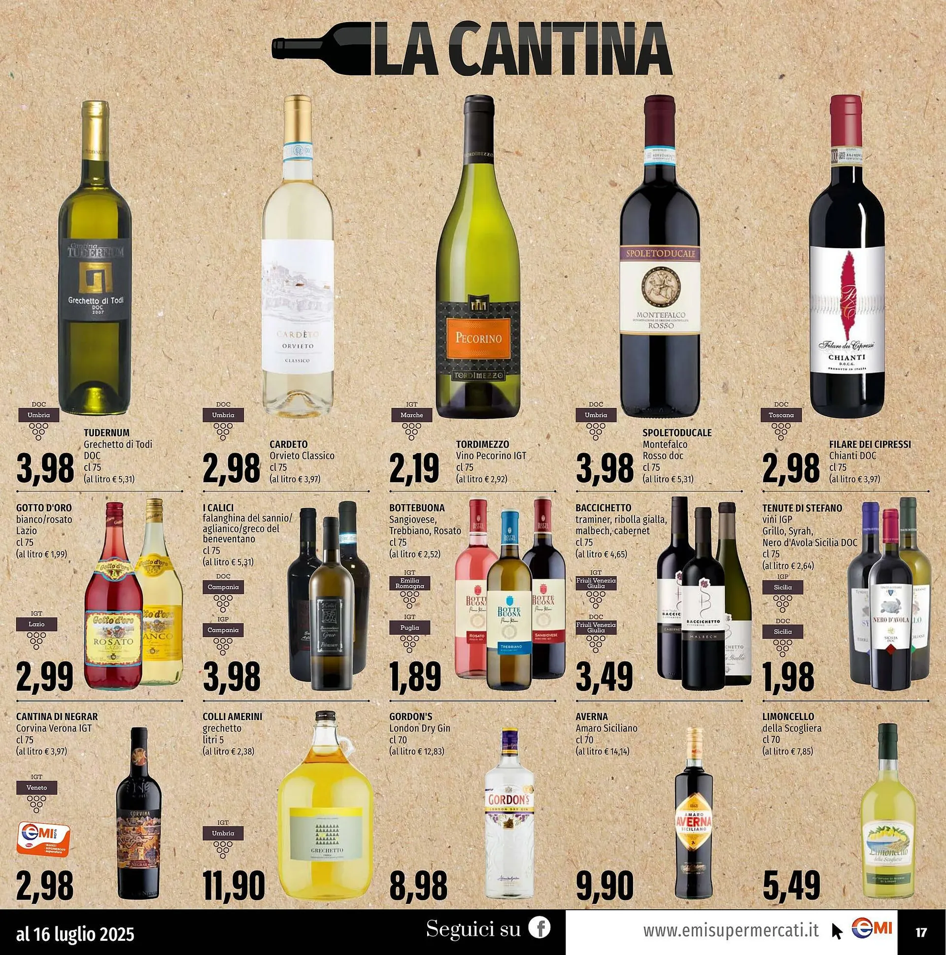 Volantino Emi Supermercati da 3 luglio a 16 luglio di 2025 - Pagina del volantino 17
