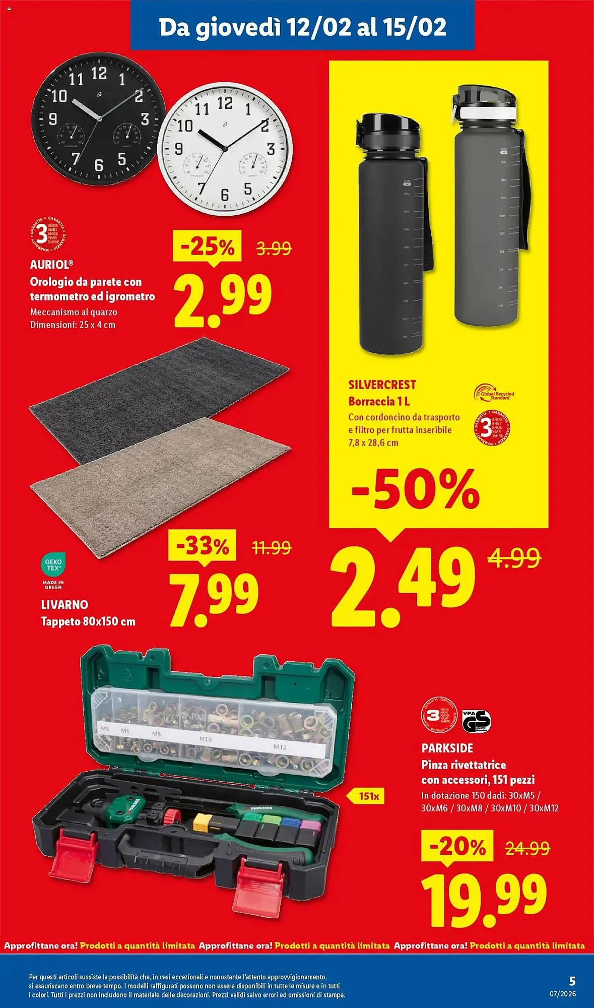 Volantino Lidl da 12 febbraio a 15 febbraio di 2026 - Pagina del volantino 5