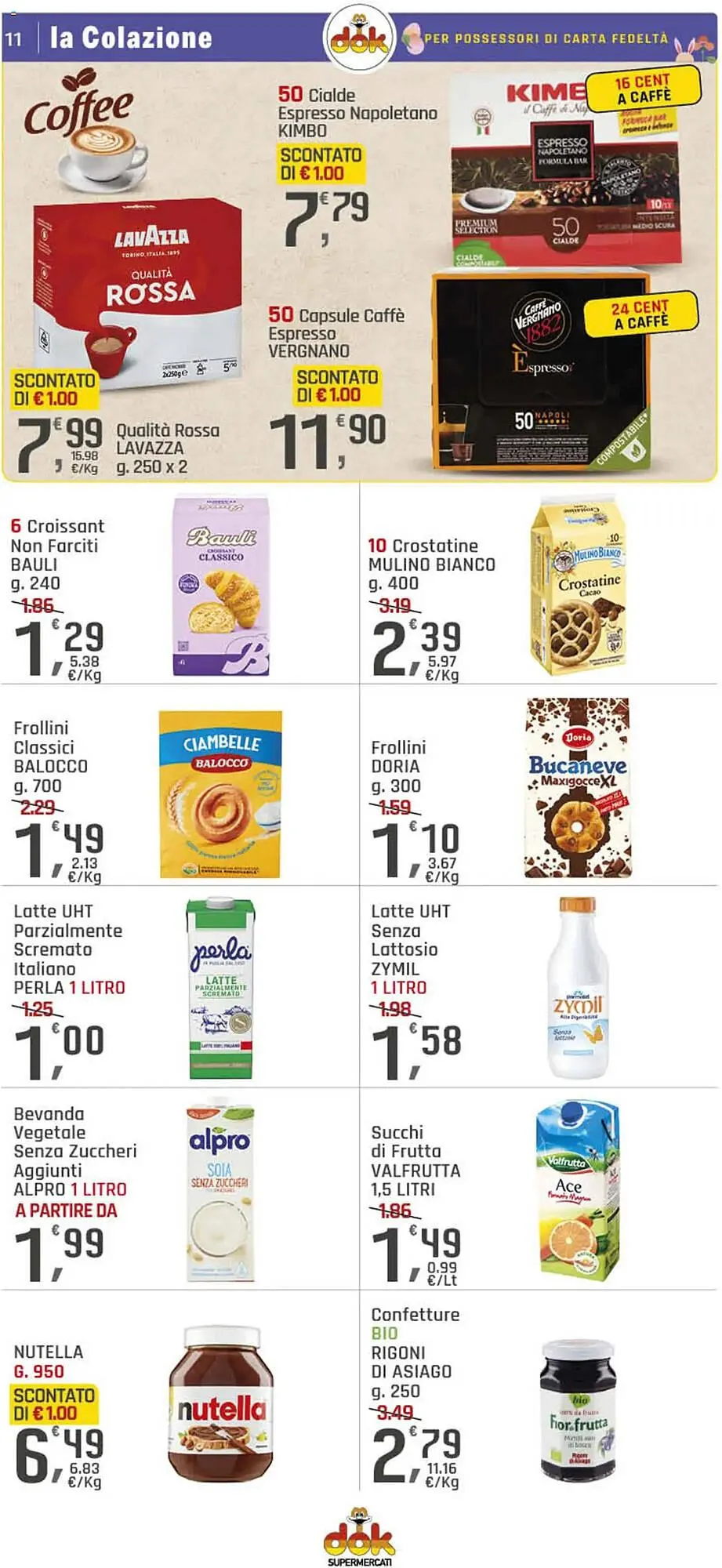 Volantino Supermercati Dok da 10 aprile a 19 aprile di 2025 - Pagina del volantino 11
