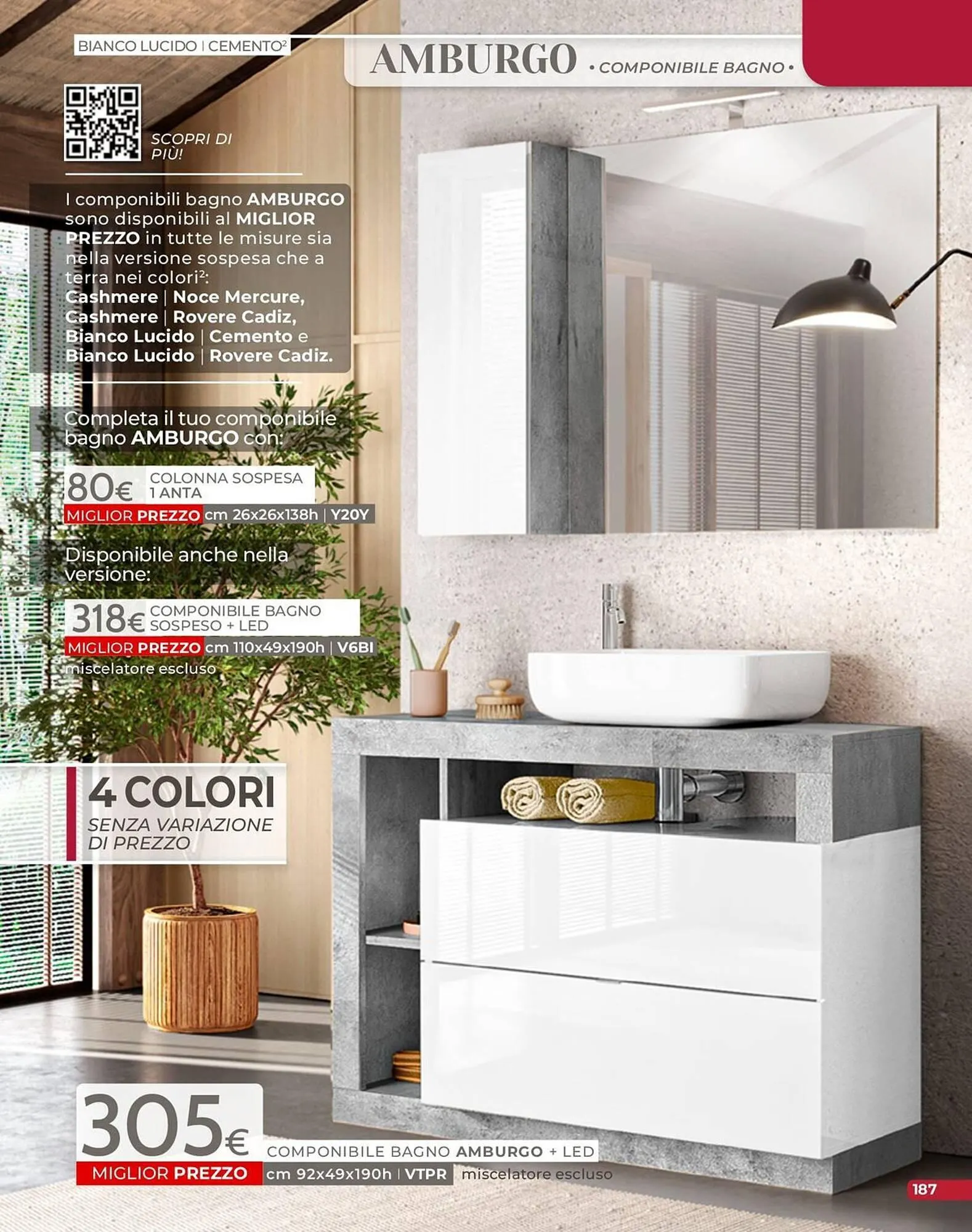 volantino Mondo Convenienza da 1 settembre a 31 dicembre di 2025 - Pagina del volantino 189