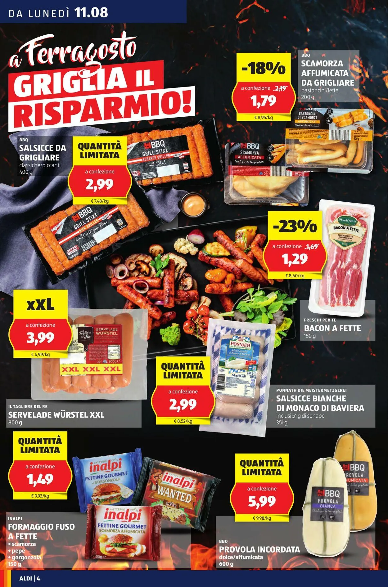 Aldi Volantino attuale da 11 agosto a 17 agosto di 2025 - Pagina del volantino 4