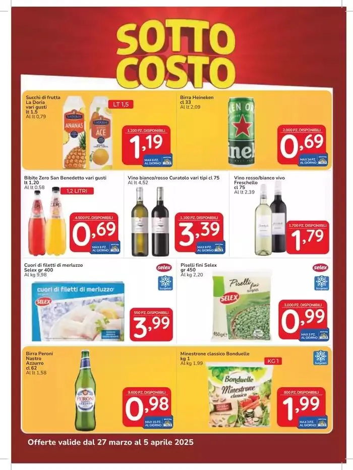 Sotto Costo da 27 marzo a 5 aprile di 2025 - Pagina del volantino 5